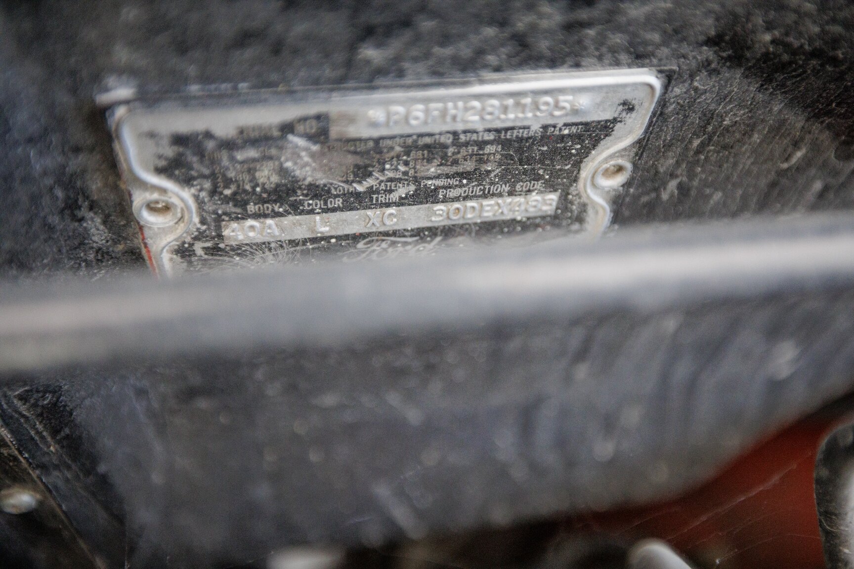 Image of 1956 Ford Thunderbird mechanics