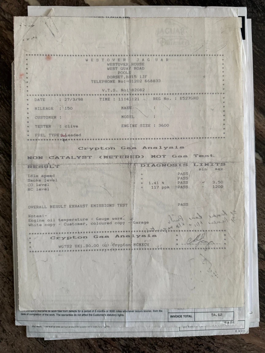 Dokumentation för 1988 Daimler Six (28)