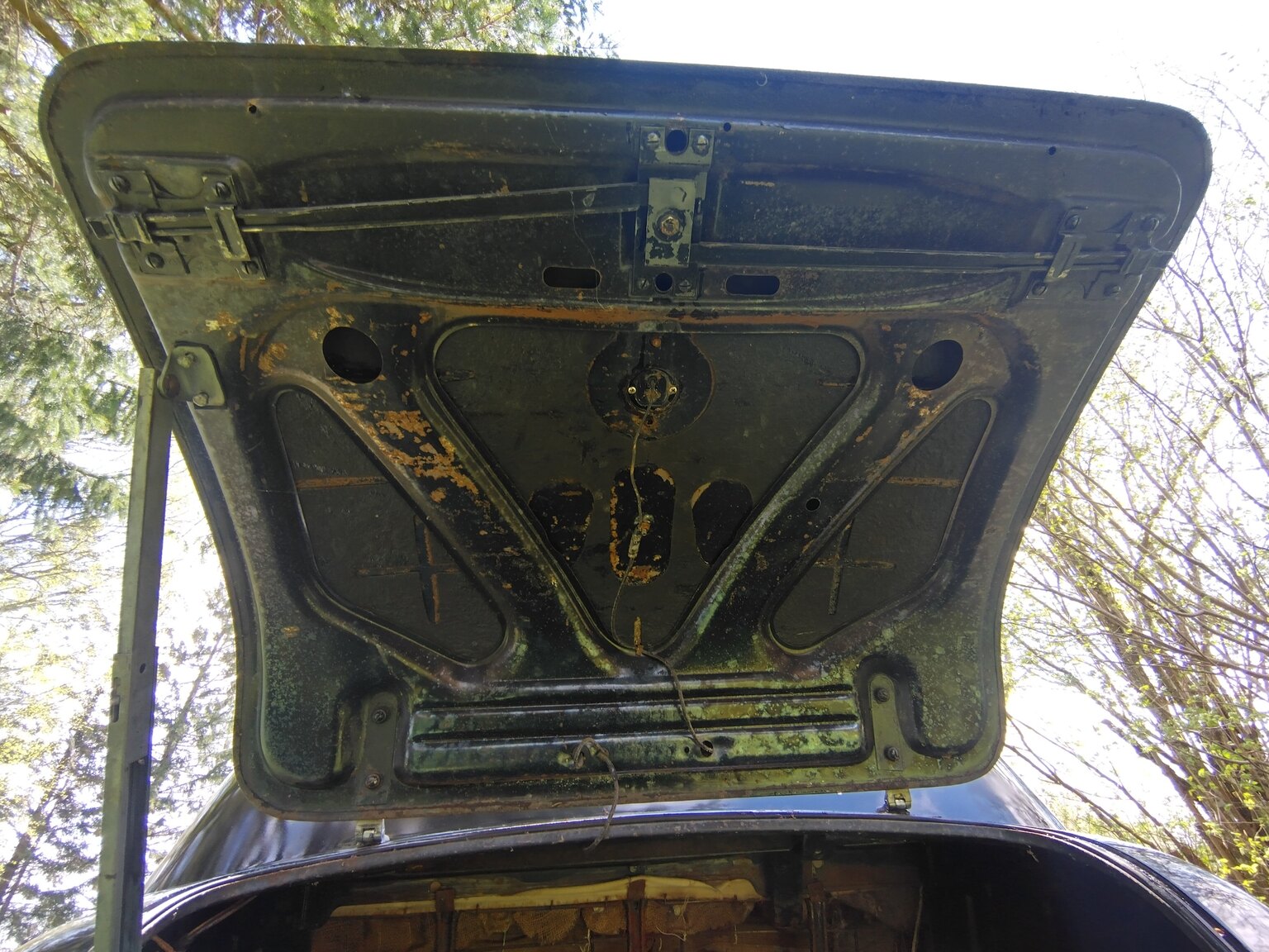 Interiörbild 1939 Chevrolet Master De Luxe Sedan Sport