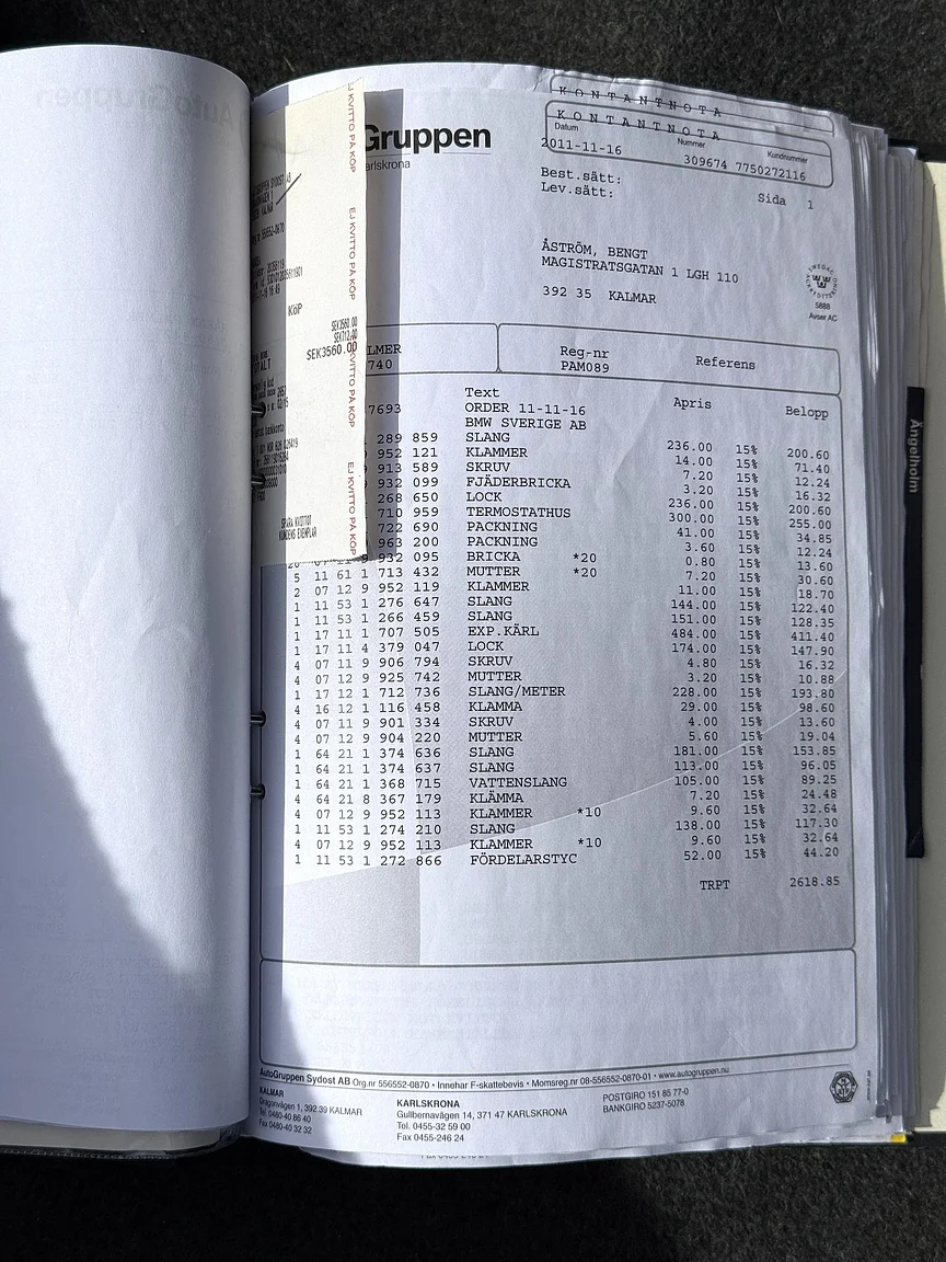Documentation for 1985 BMW 635 CSiA (E24) (11)