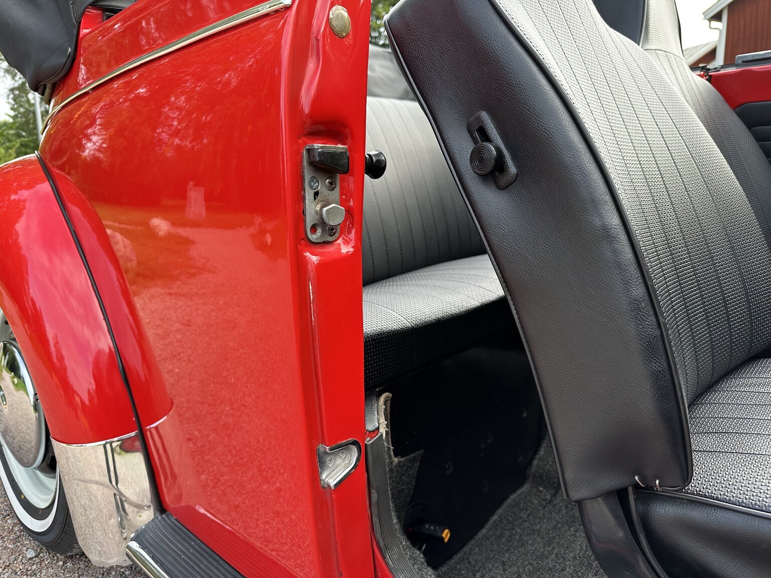 Interiörbild 1971 Volkswagen beetle 1302 cabriolet