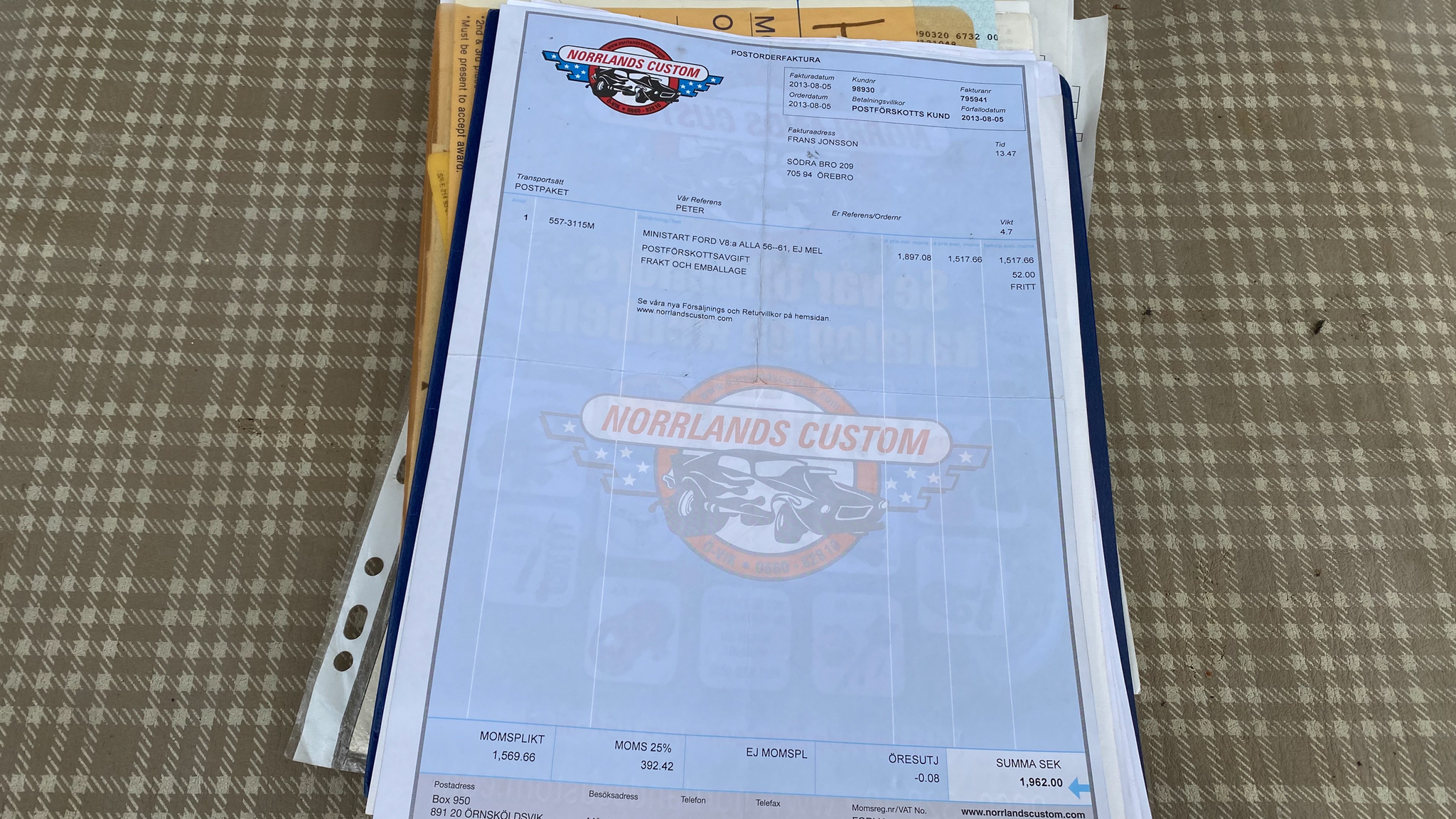 Dokumentation, 1959 Ford Thunderbird hardtop