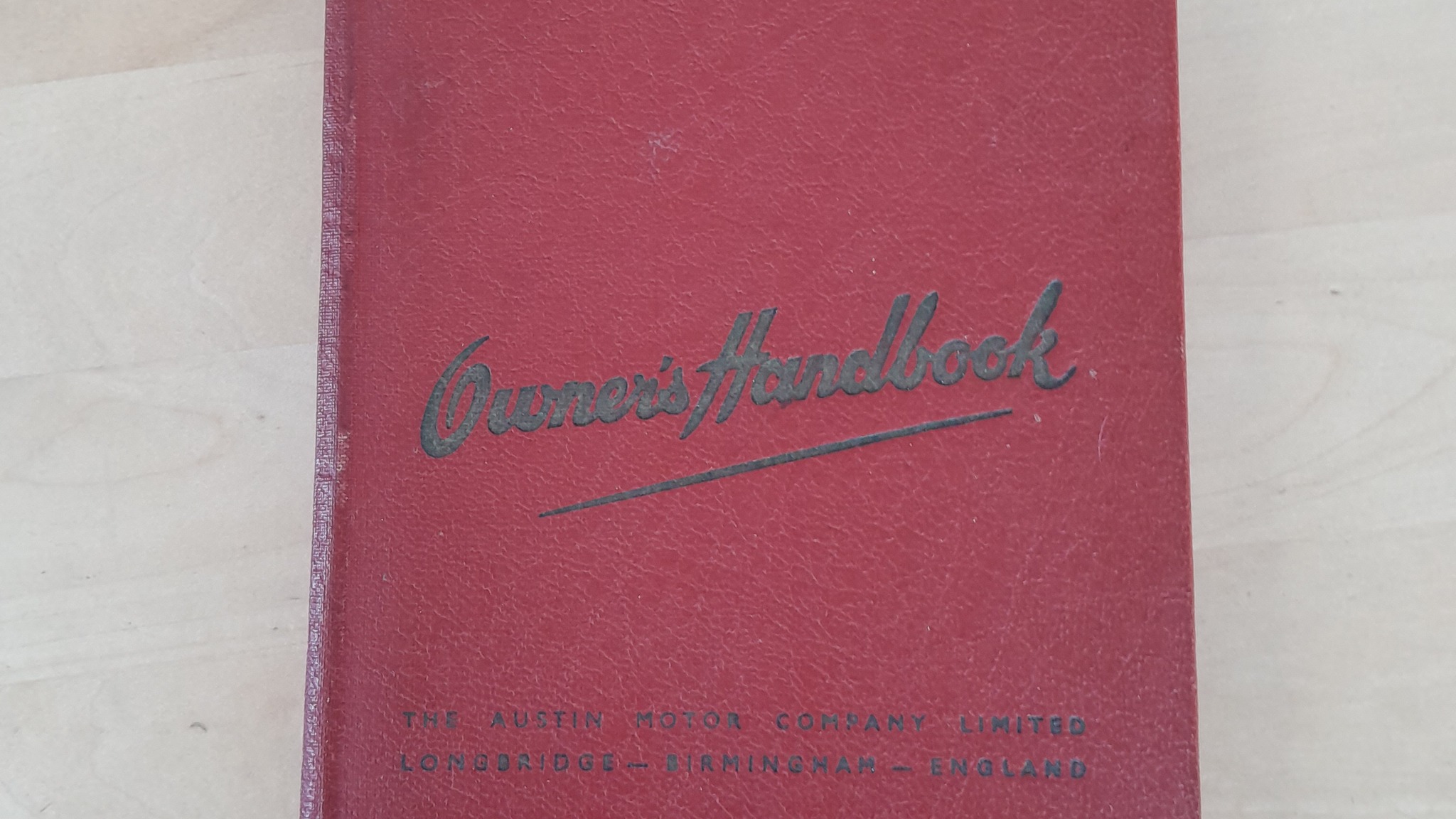 Documentation for 1954 Austin Healey 100 BN1 (2)