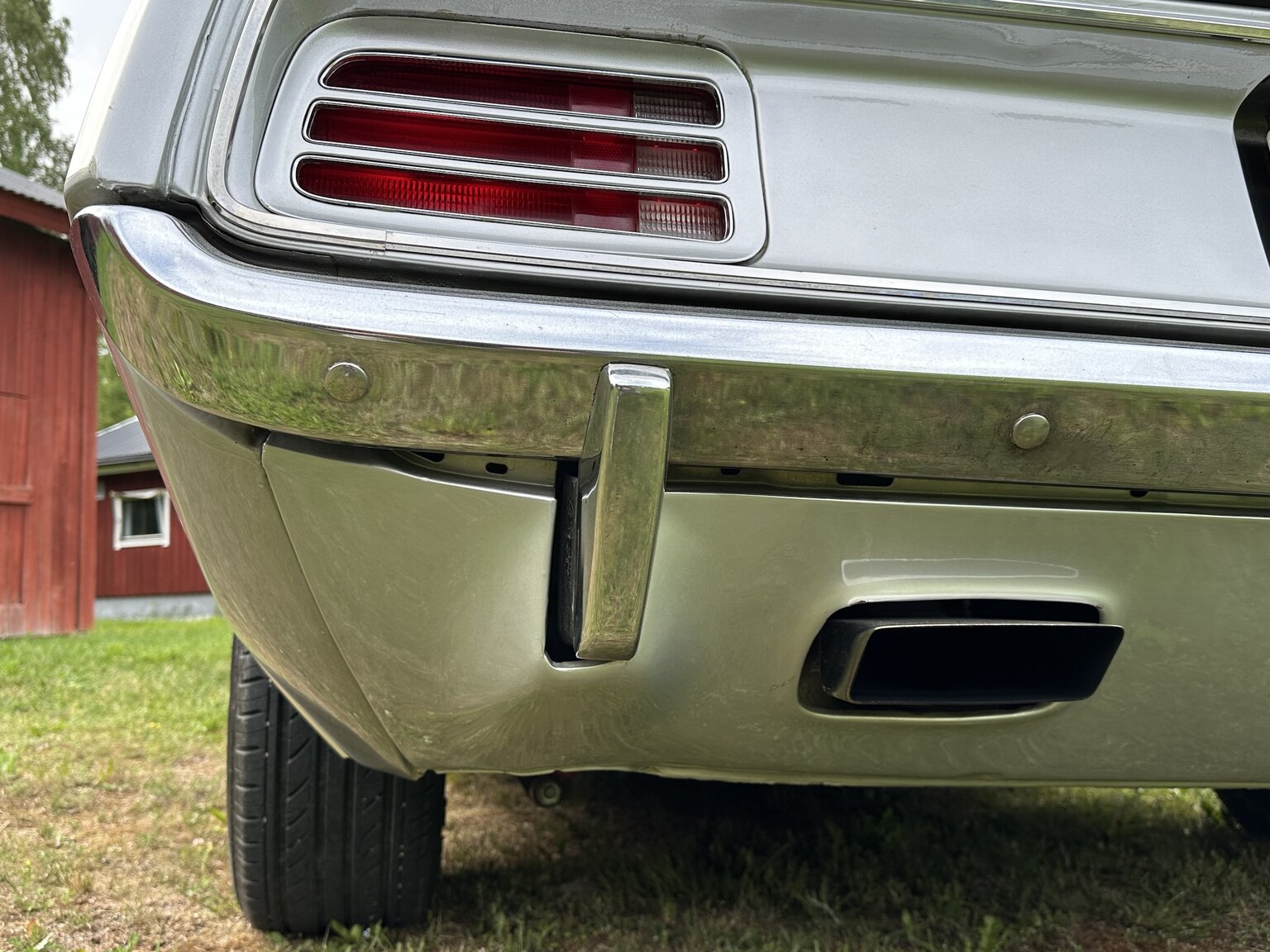 Exteriörbild på 1970 Plymouth Cuda 383