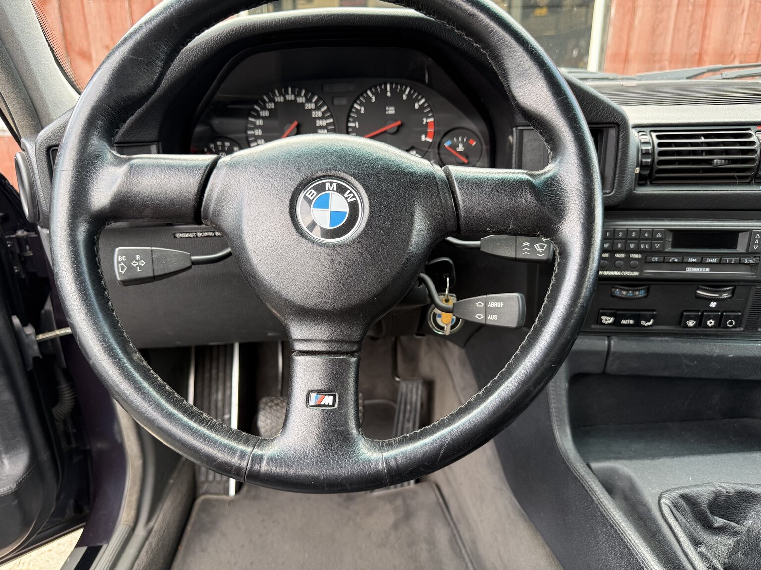 Interiörbild 1989 BMW M5