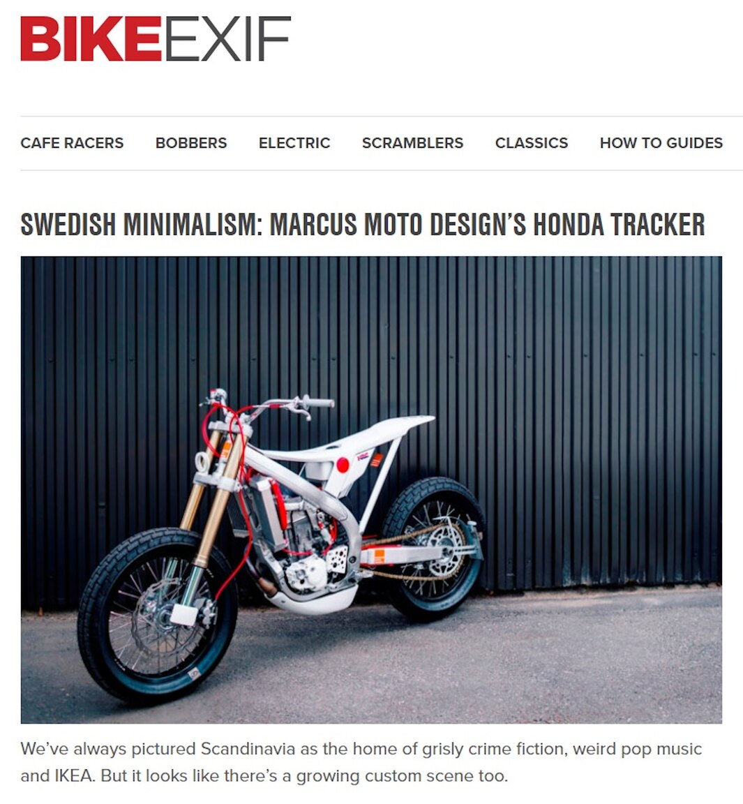 Dokumentation för 2006 Marcus Moto Design CRF Tracker