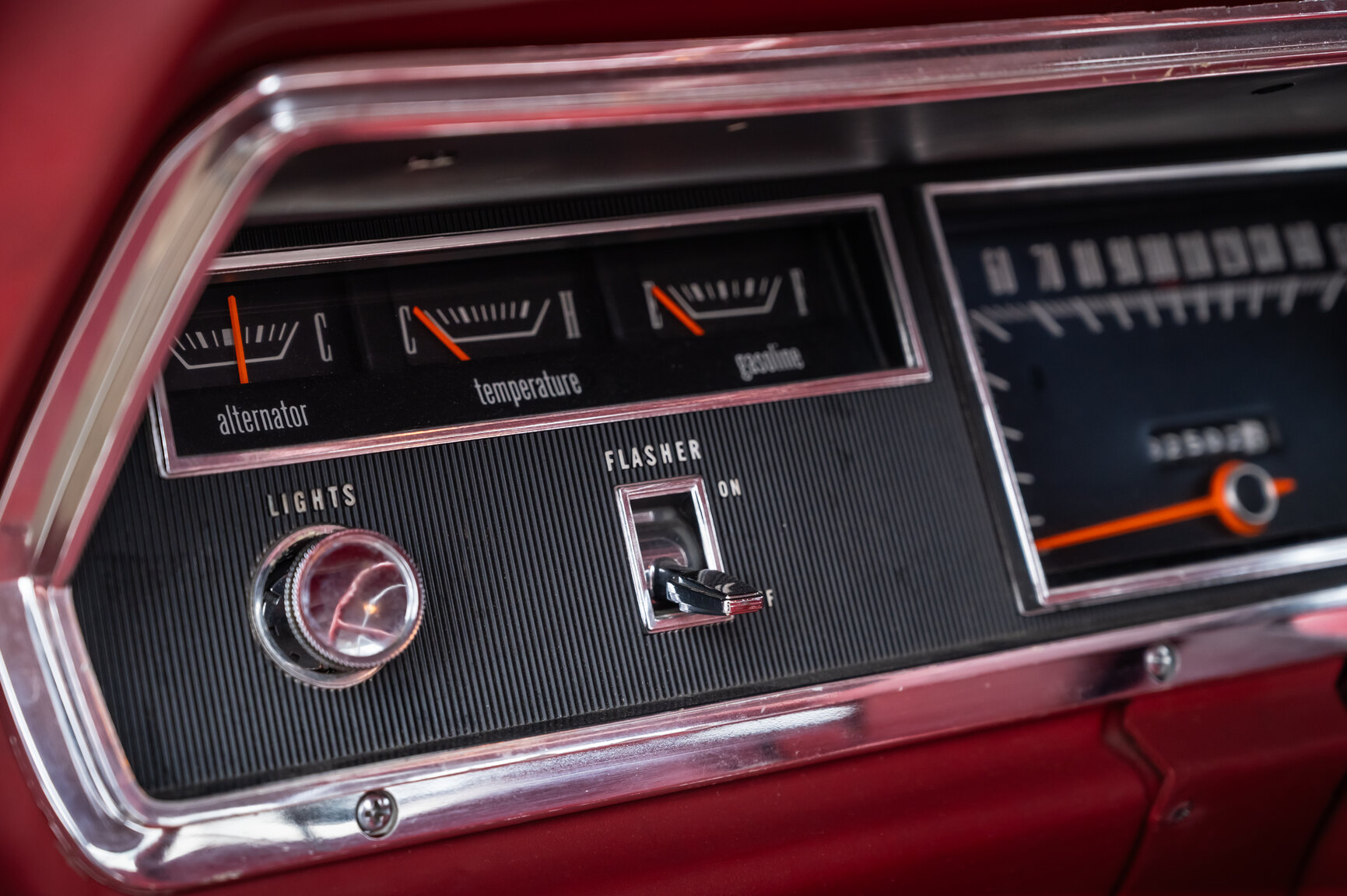 Interiörbild 1967 Plymouth Valiant V 100 Sedan