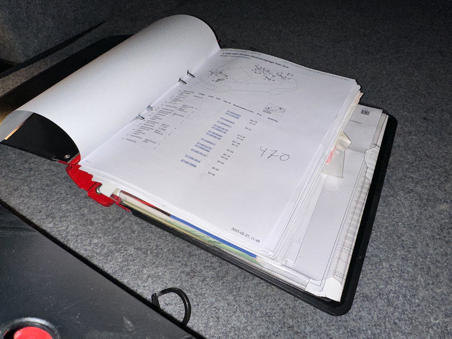 Documentation for 2001 BMW 330Xi