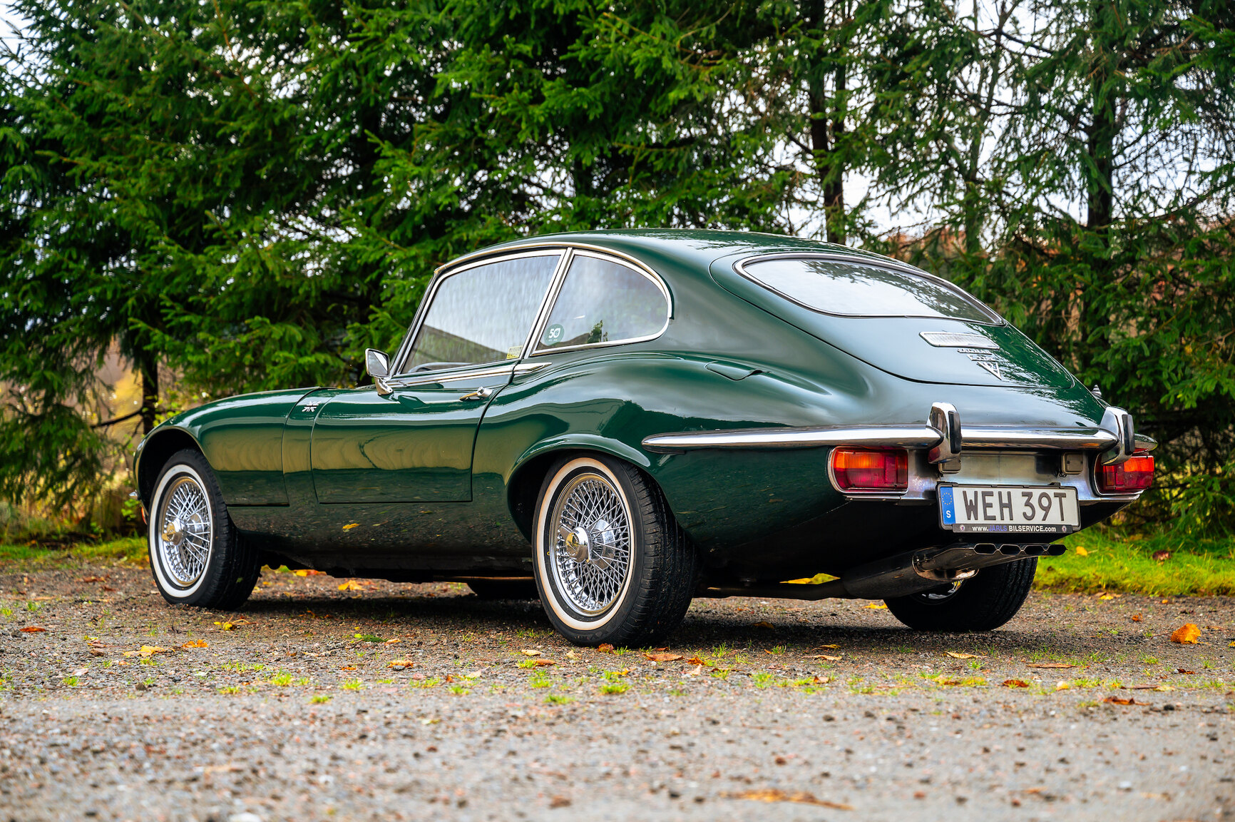 Exteriörbild på 1973 Jaguar E-Type V12