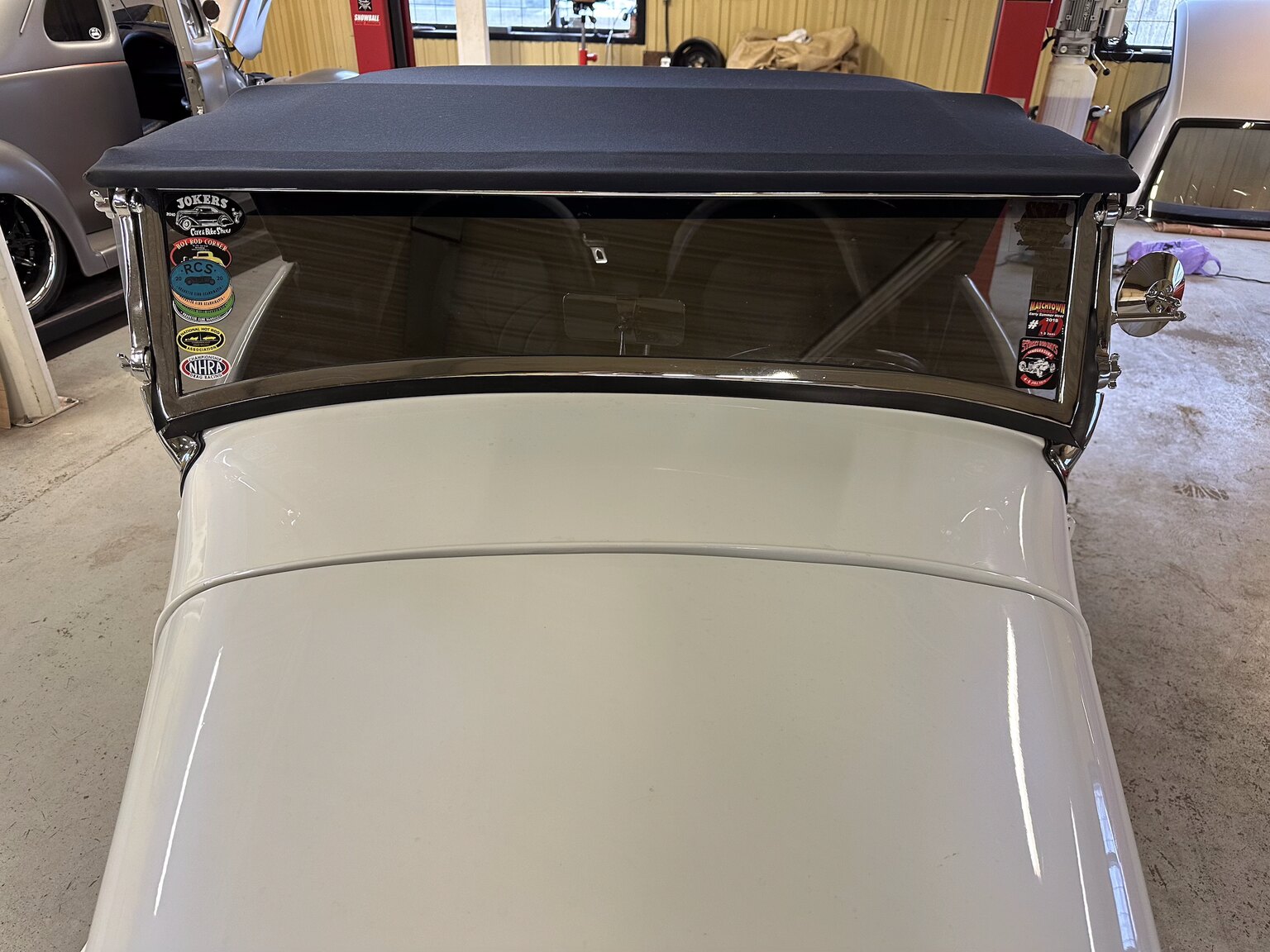 Exteriörbild på 1932 Custom Ford Rod White Ice