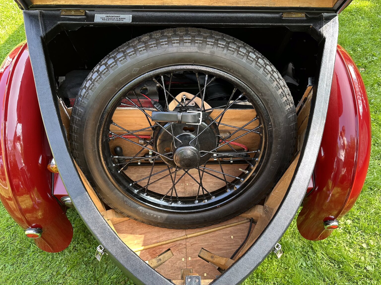 Interiörbild 1938 AUSTIN SEVEN BOAT TAIL