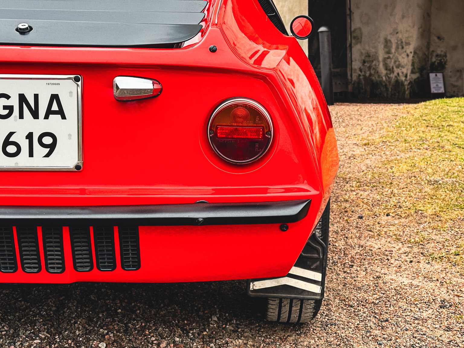 Exteriörbild på 1971 Fiat Lombardi Grand Prix 850