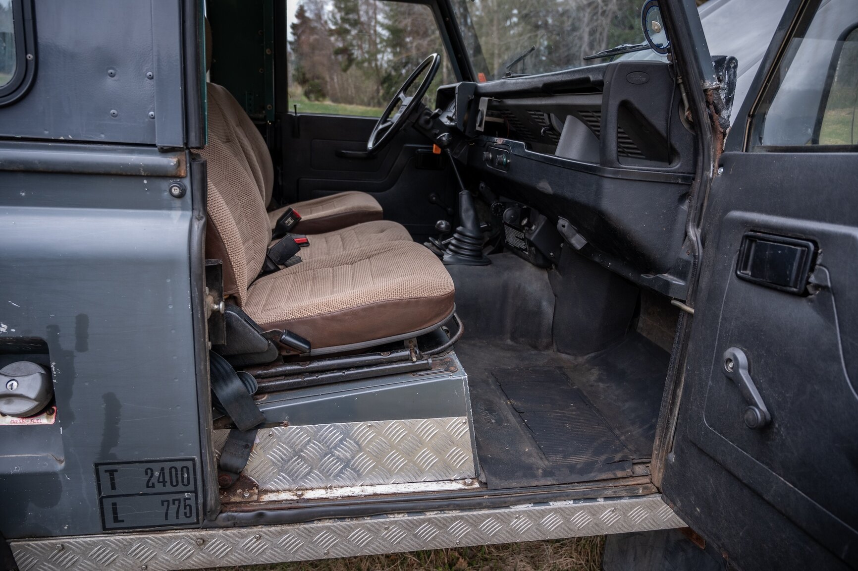 Interiörbild 1986 Land Rover 90 2.5D