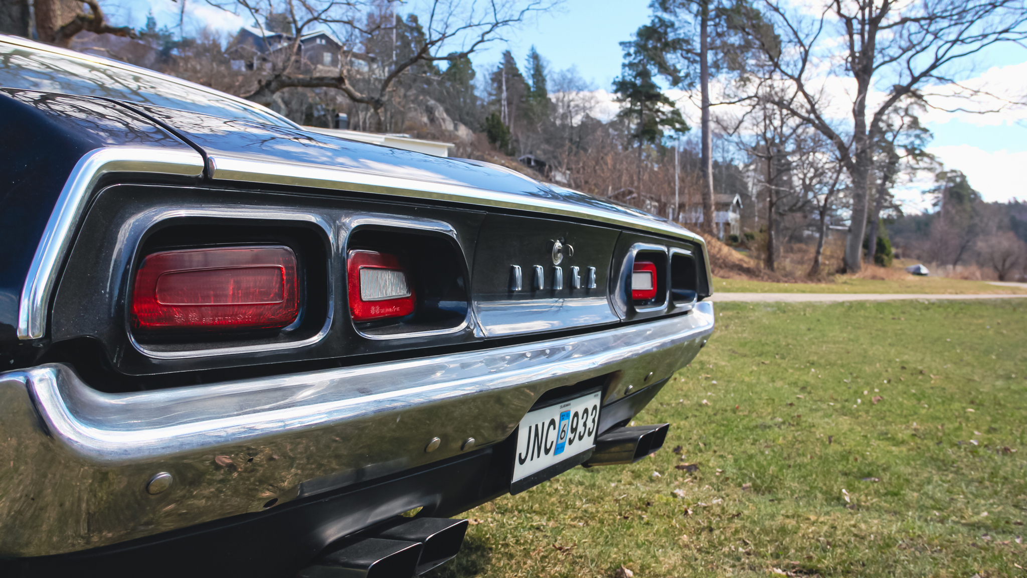 Exteriörbild på 1974 Dodge Challenger 340