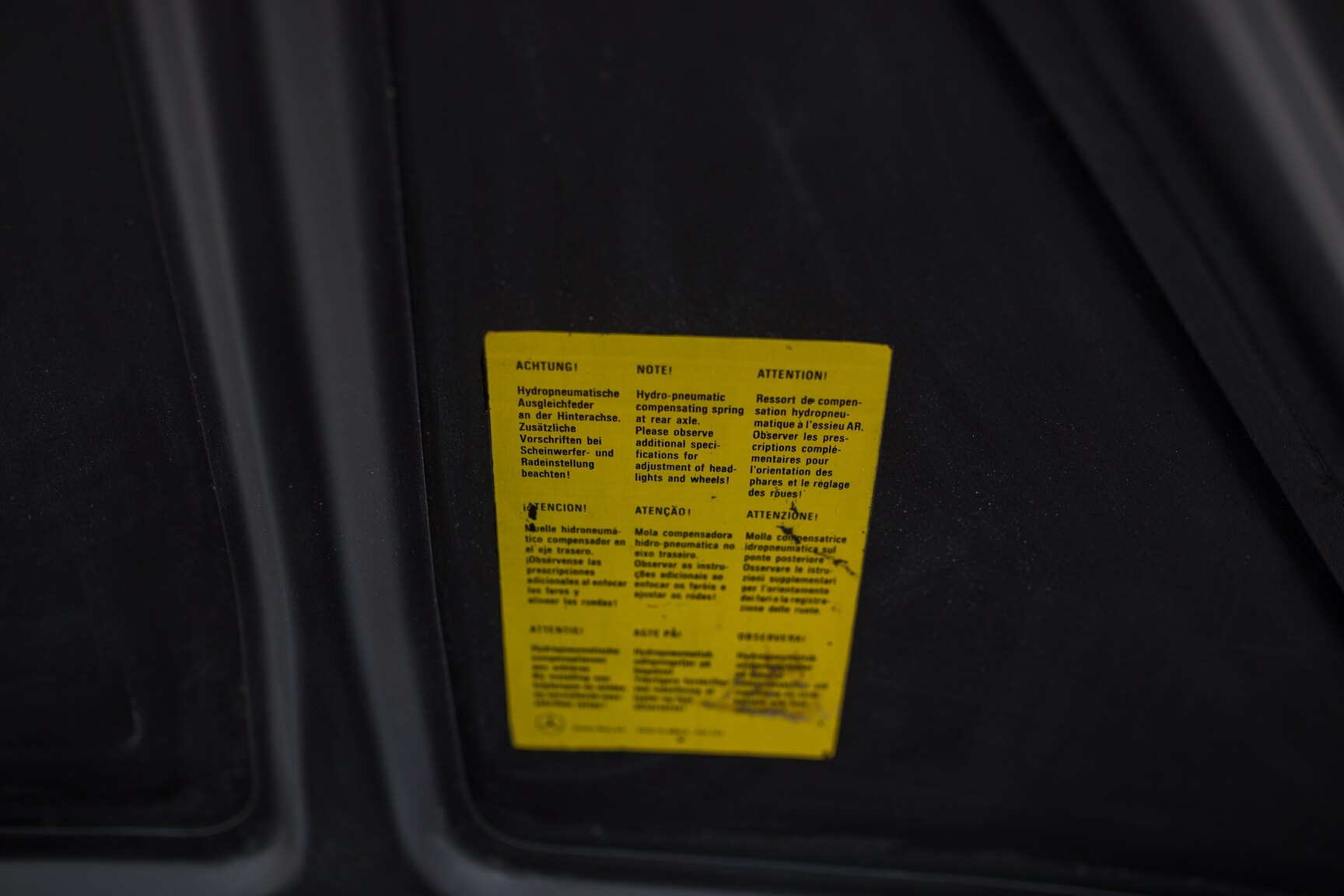 Interiörbild 1966  Mercedes-Benz 250 