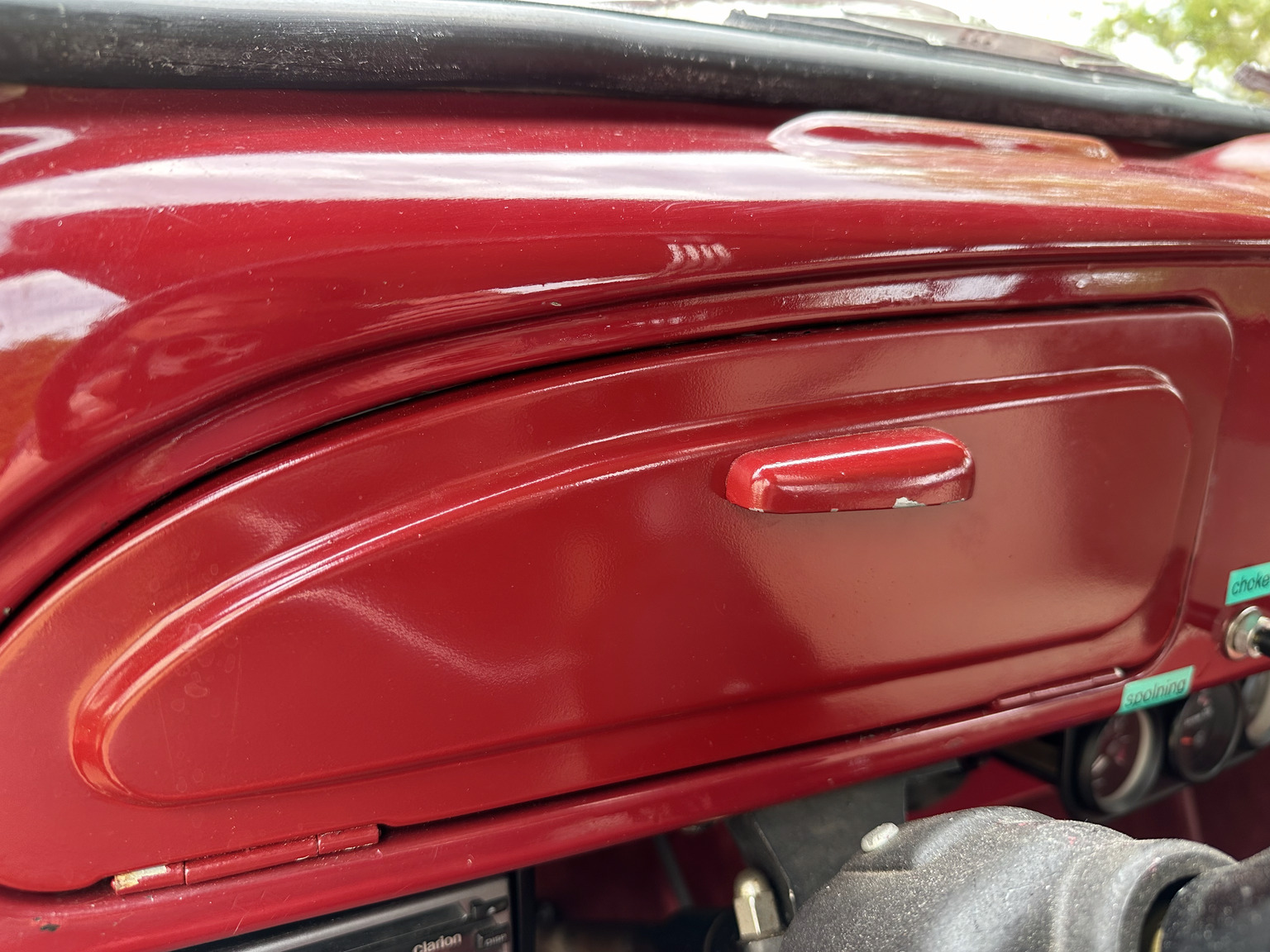 Interiörbild 1958 Morris Minor 1000