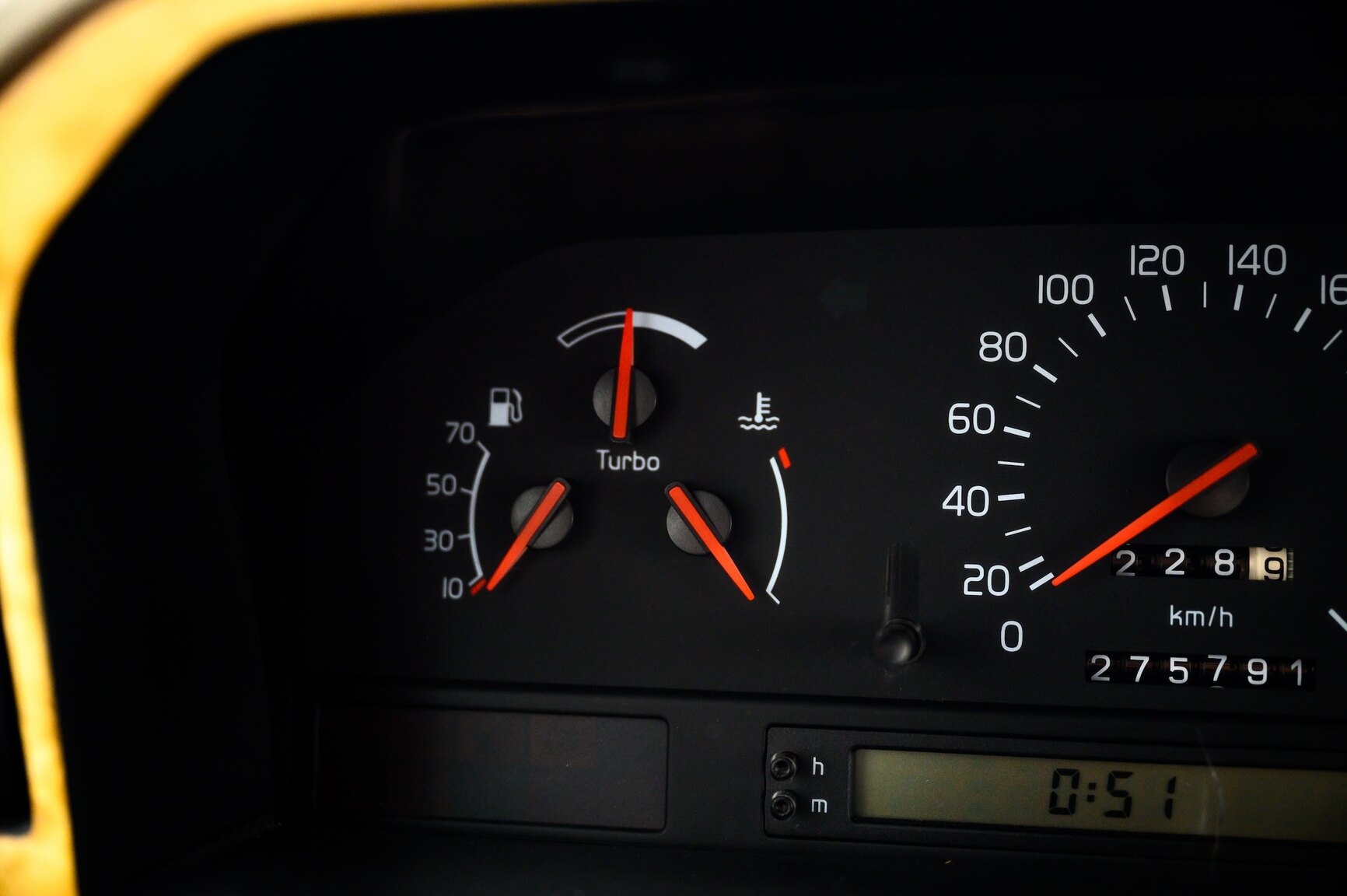 Interiörbild 1996 Volvo 850 R
