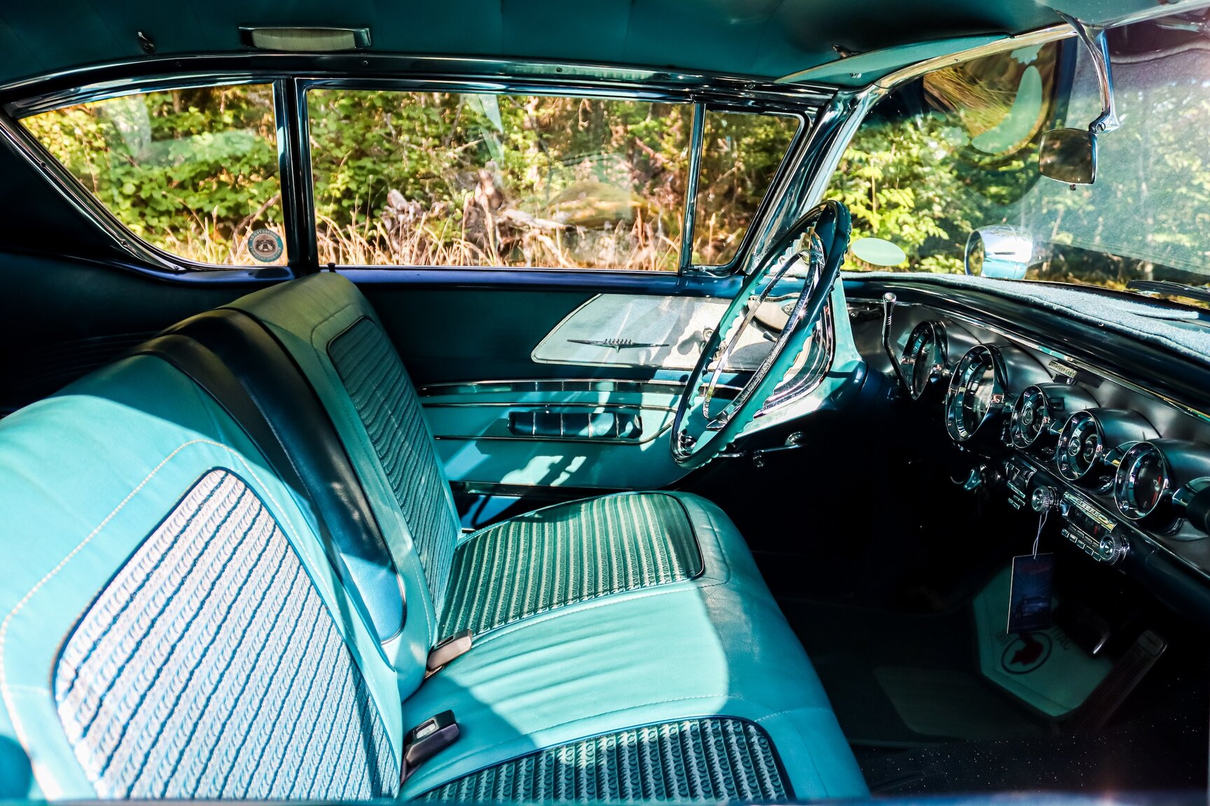 Interiörbild 1958 Pontiac Bonneville