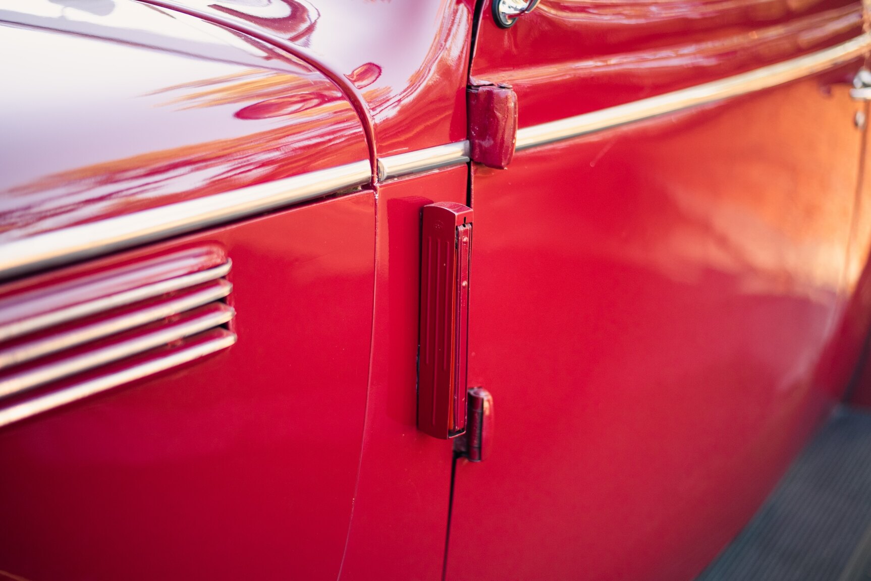 Exteriörbild på 1938 Dodge Six Convertible Coupé