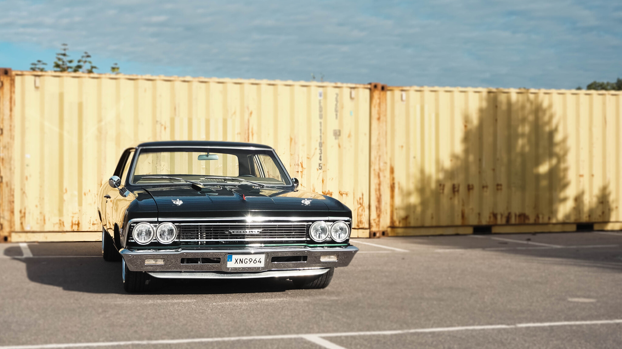 Exteriörbild på 1966 Chevrolet Chevelle Pro-touring
