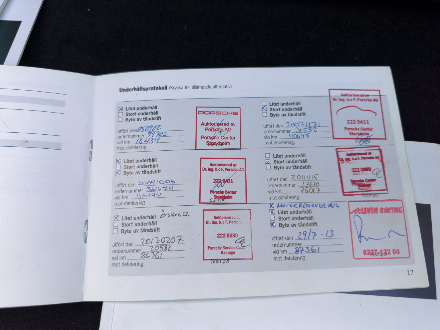 Dokumentation för 2004 Porsche 911 Carrera 4
