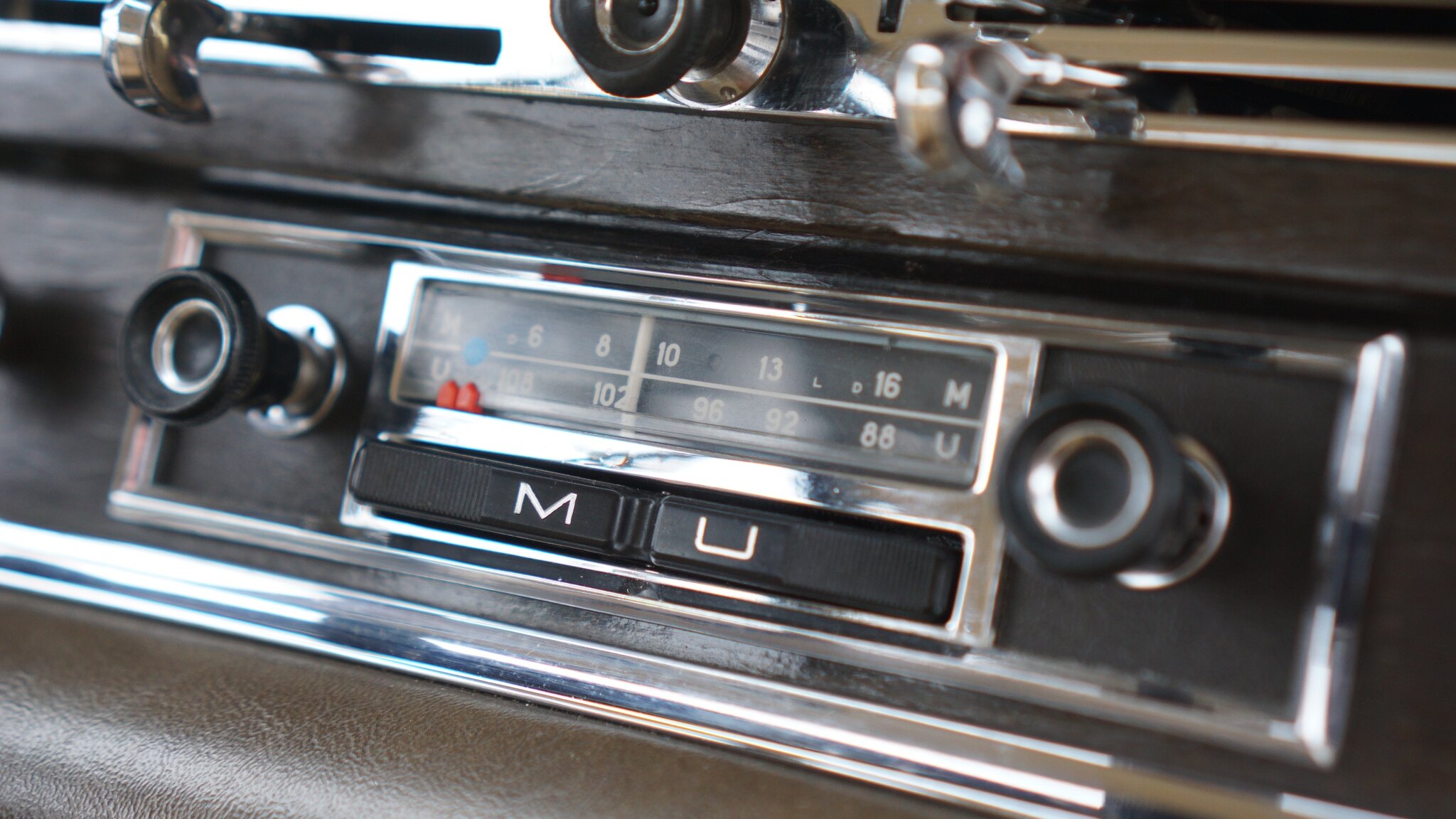 Interiörbild 1966 Mercedes-Benz 230 S