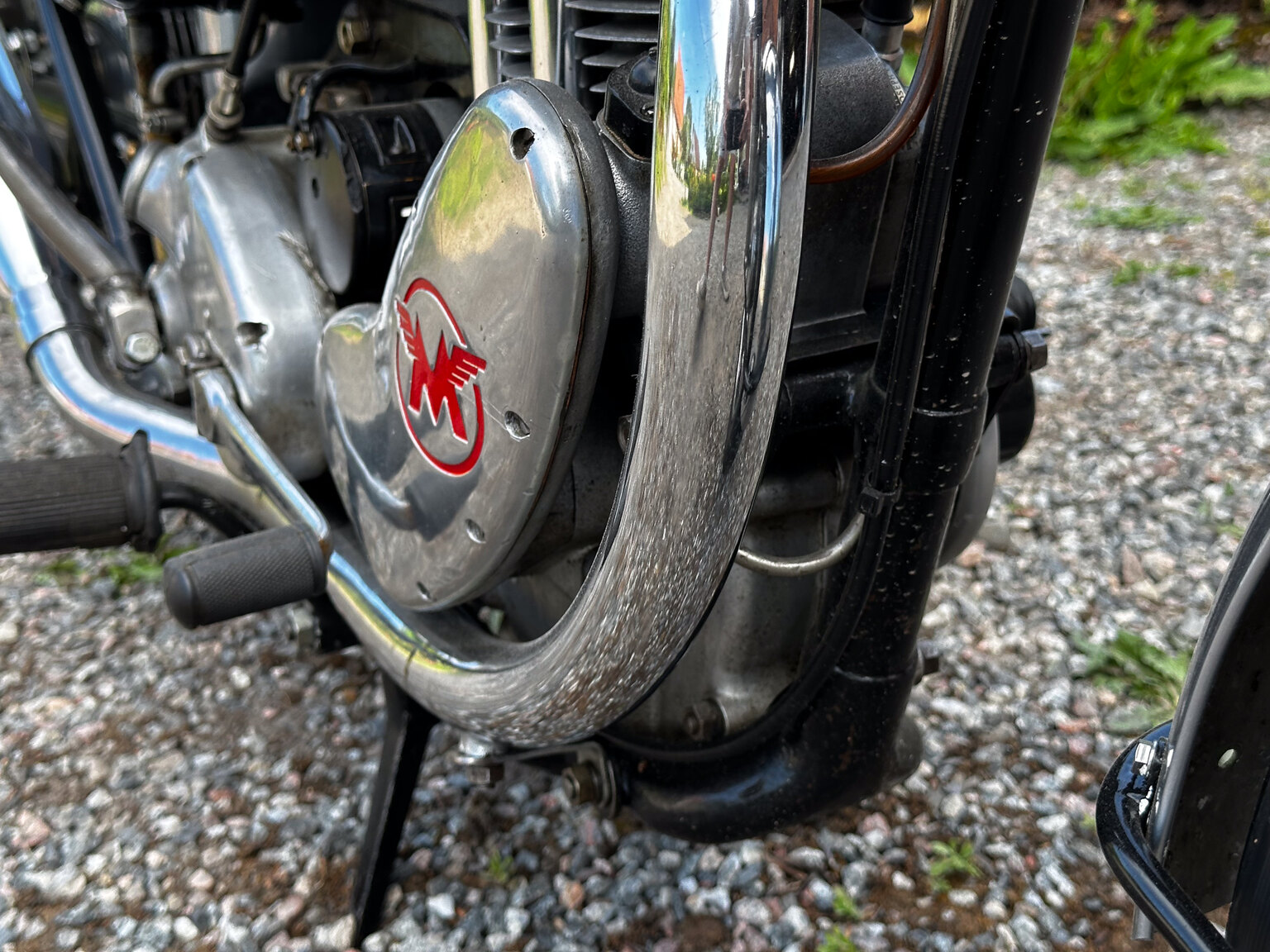 Image of 1952 AJS 16MS 350cc Matchless-replica mechanics