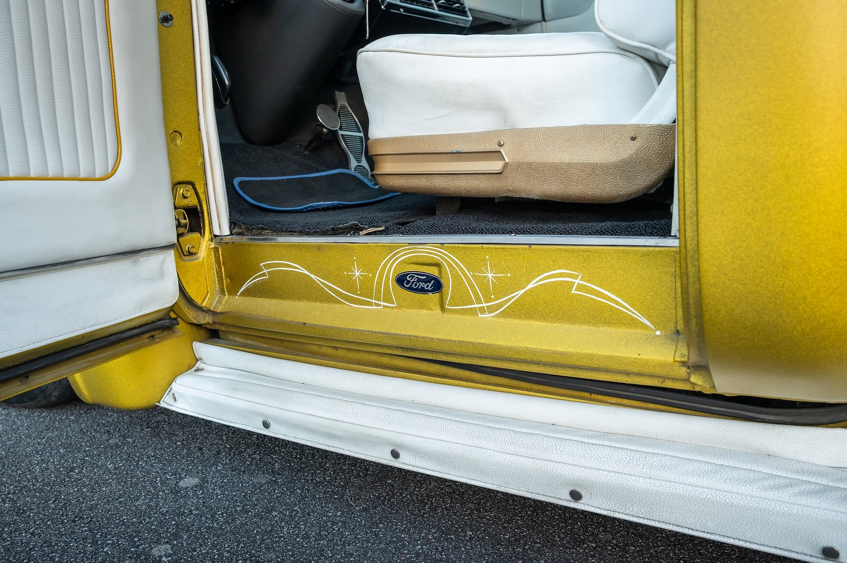 Interiörbild 1955 Ford F-100 Kustom