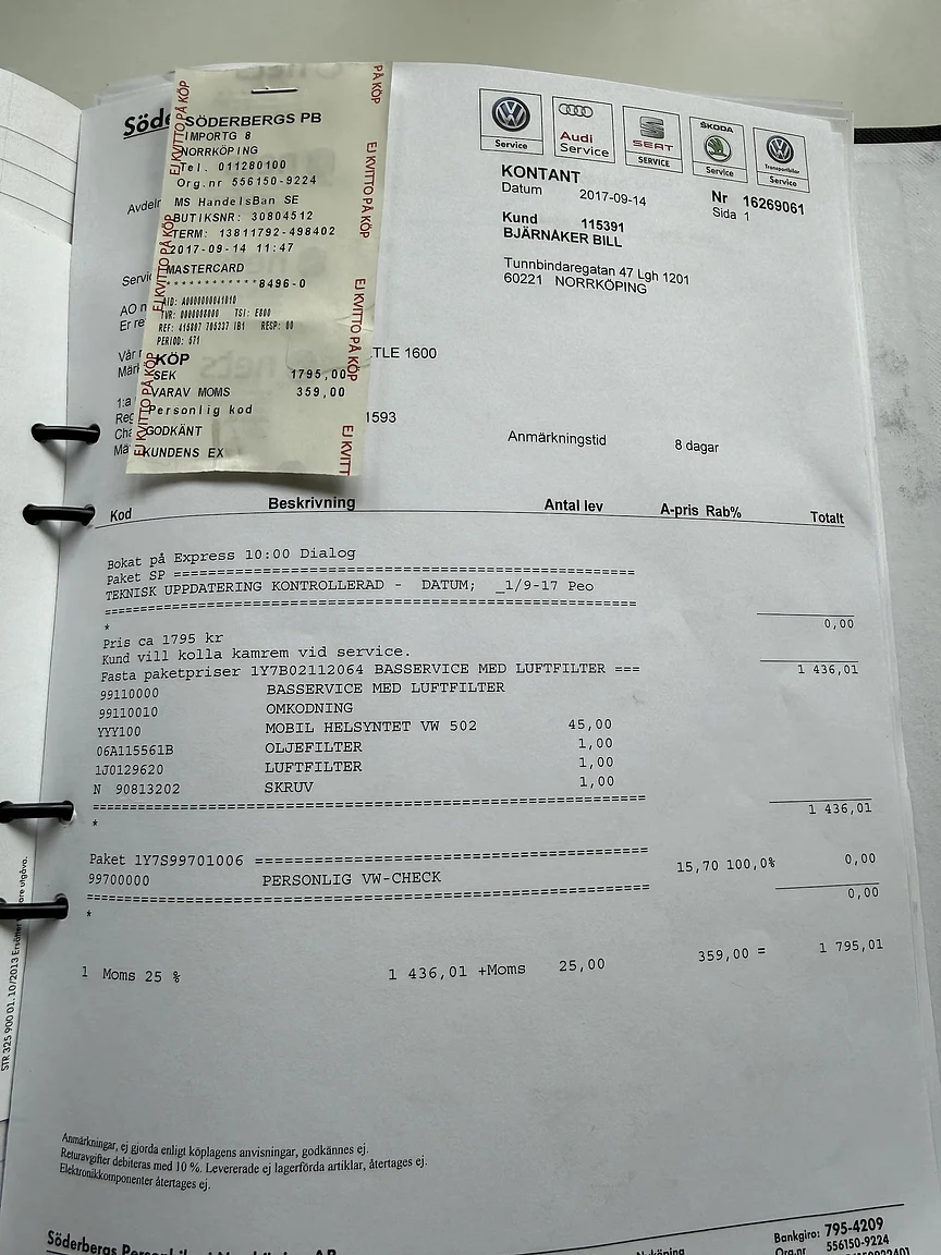 Dokumentation för 2007 VW Beetle 1600 Cabriolet  (10)