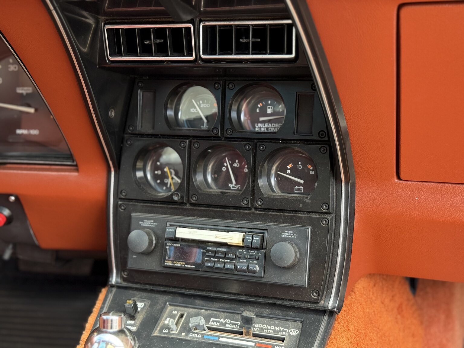 Interior image of 1981 Chevrolet Corvette