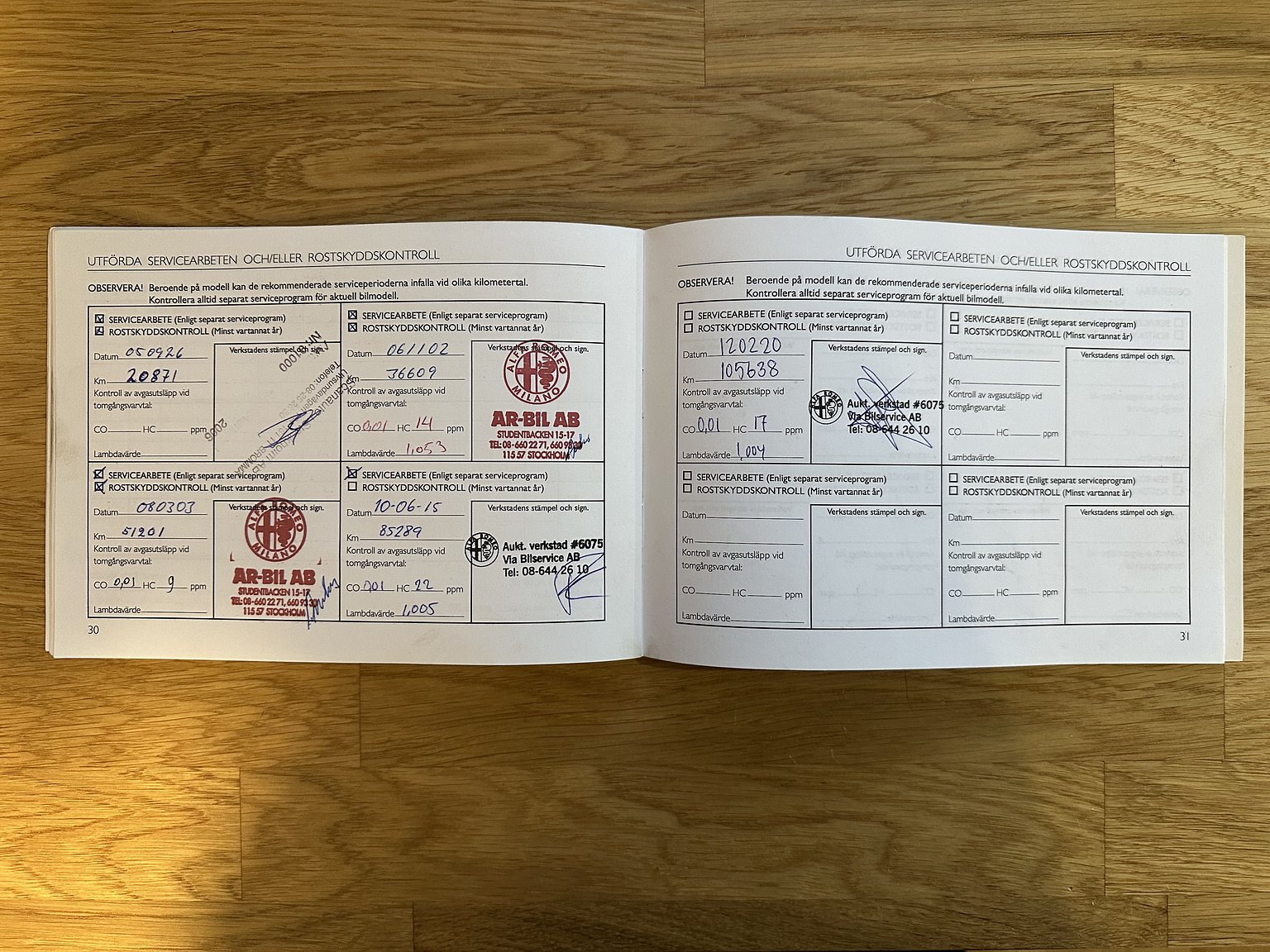 Documentation for 2004 Alfa Romeo 156 GTA