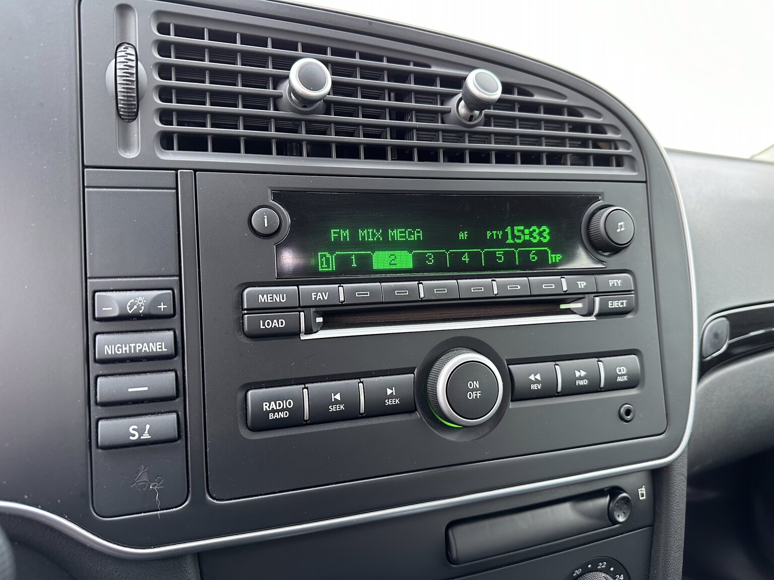 Interiörbild 2008 Saab 9-3 Turbo X
