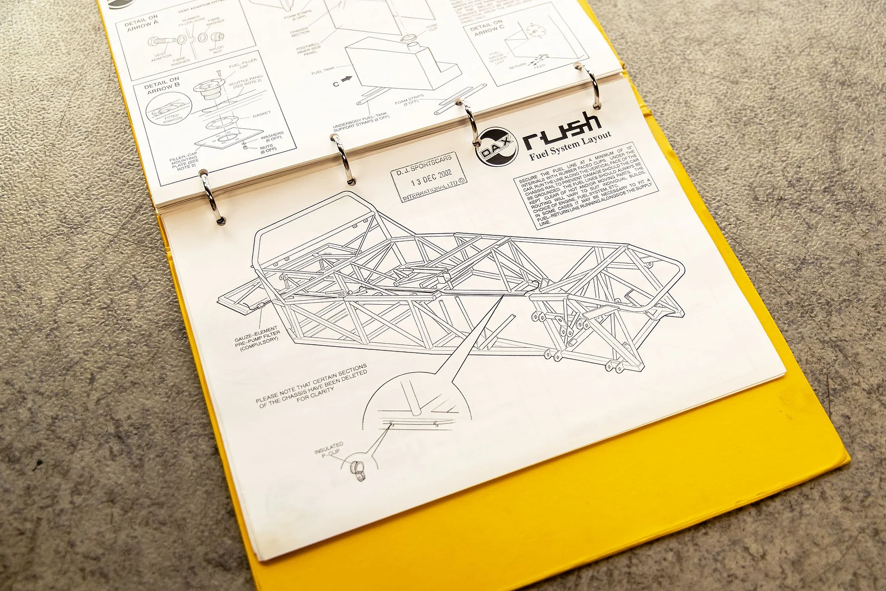 Documentation for 2007 Dax Rush Super Seven Replica V6 twin turbo (3)