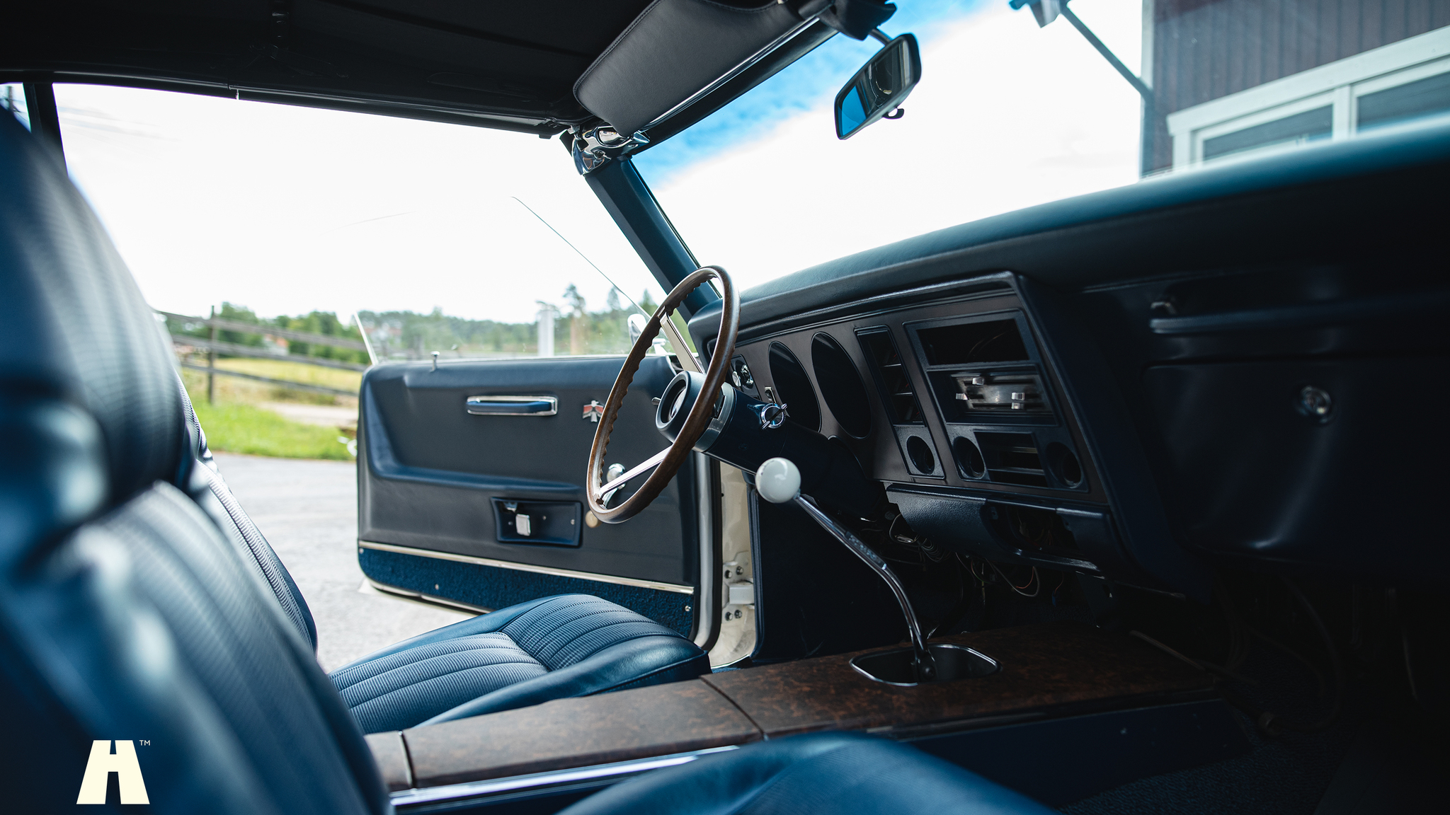 Interior image of 1969 Pontiac Firebird convertible 