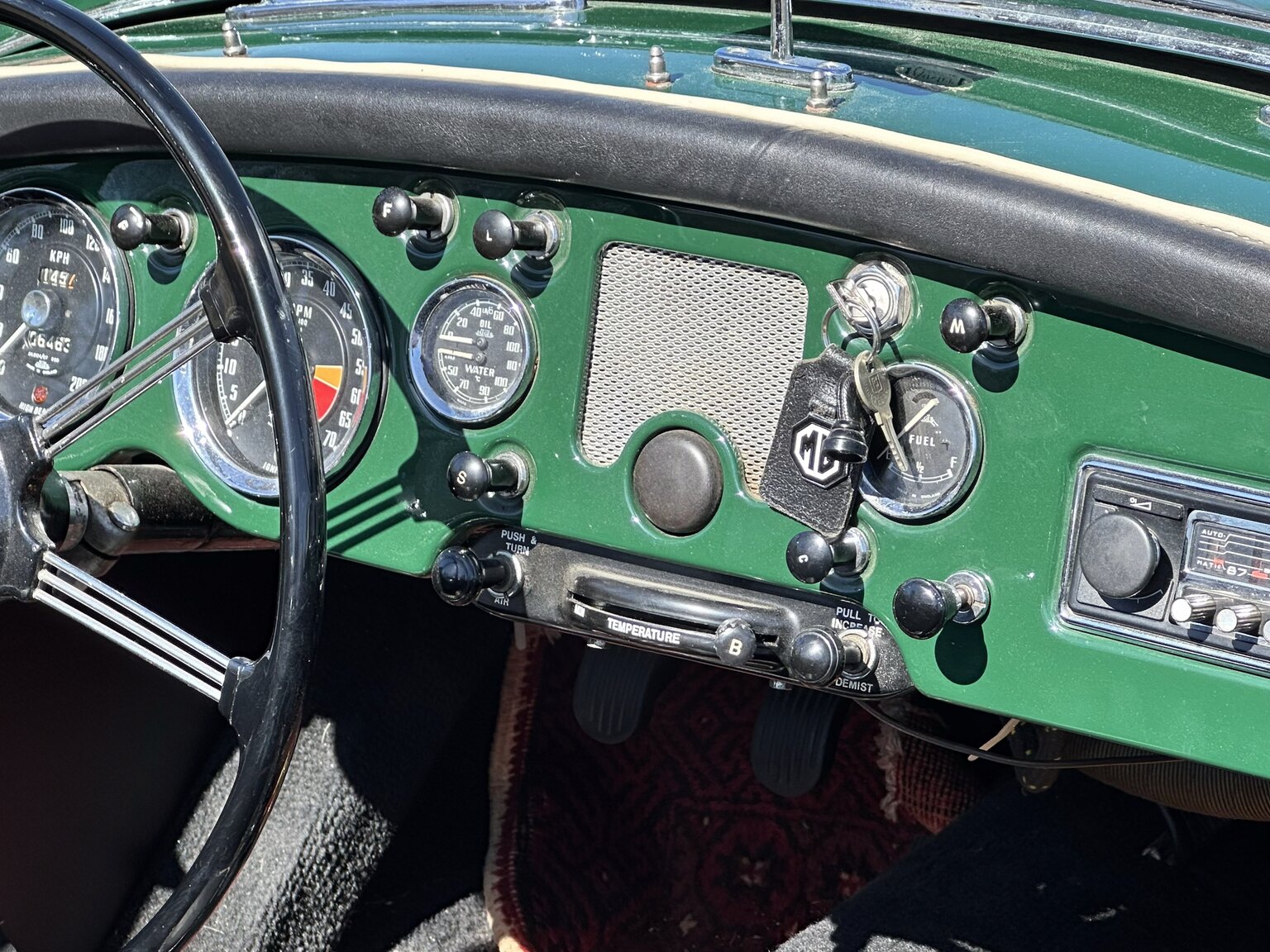 Innenraumfoto von 1957 MGA Roadster (21)