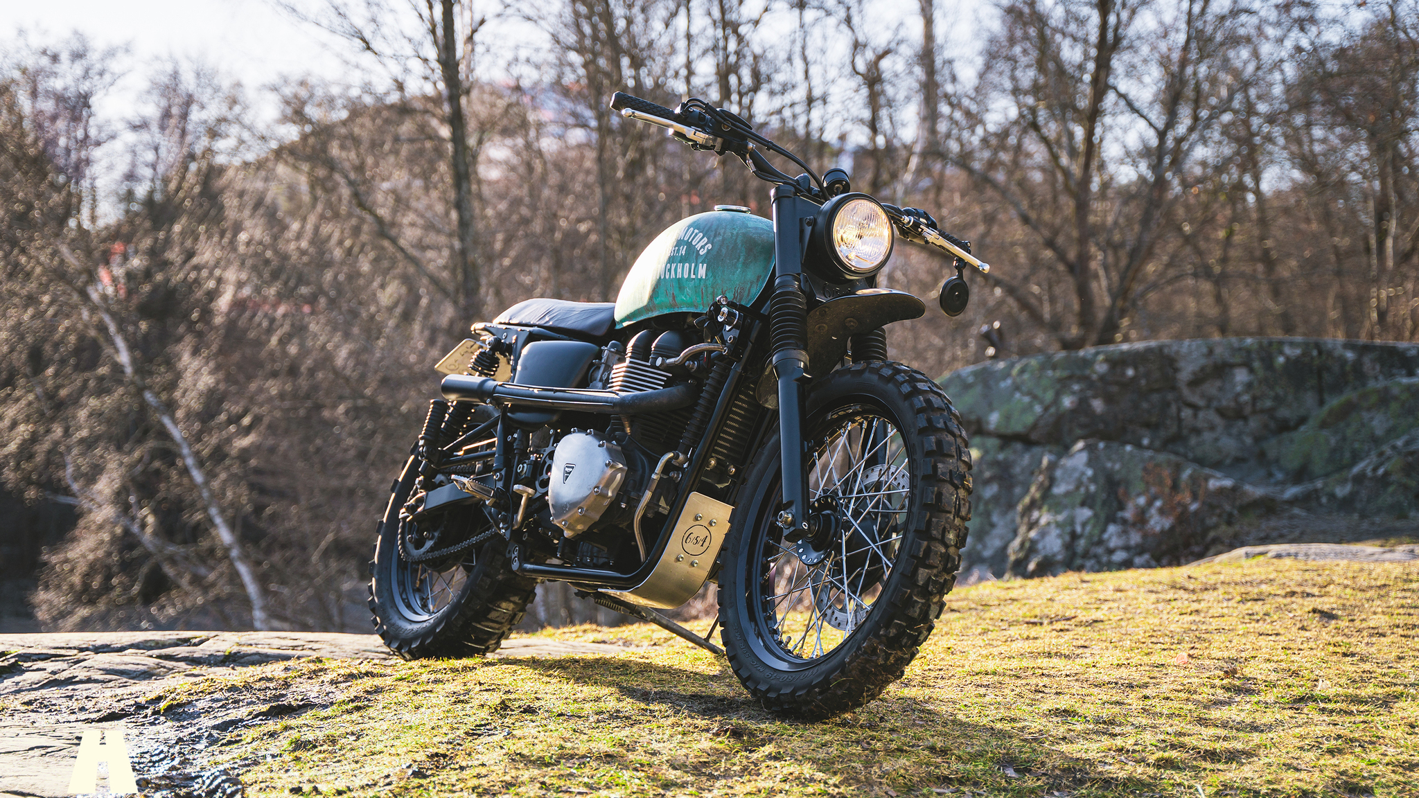 Aussenfoto 2010 Triumph Bonneville T100 "Scrambler"