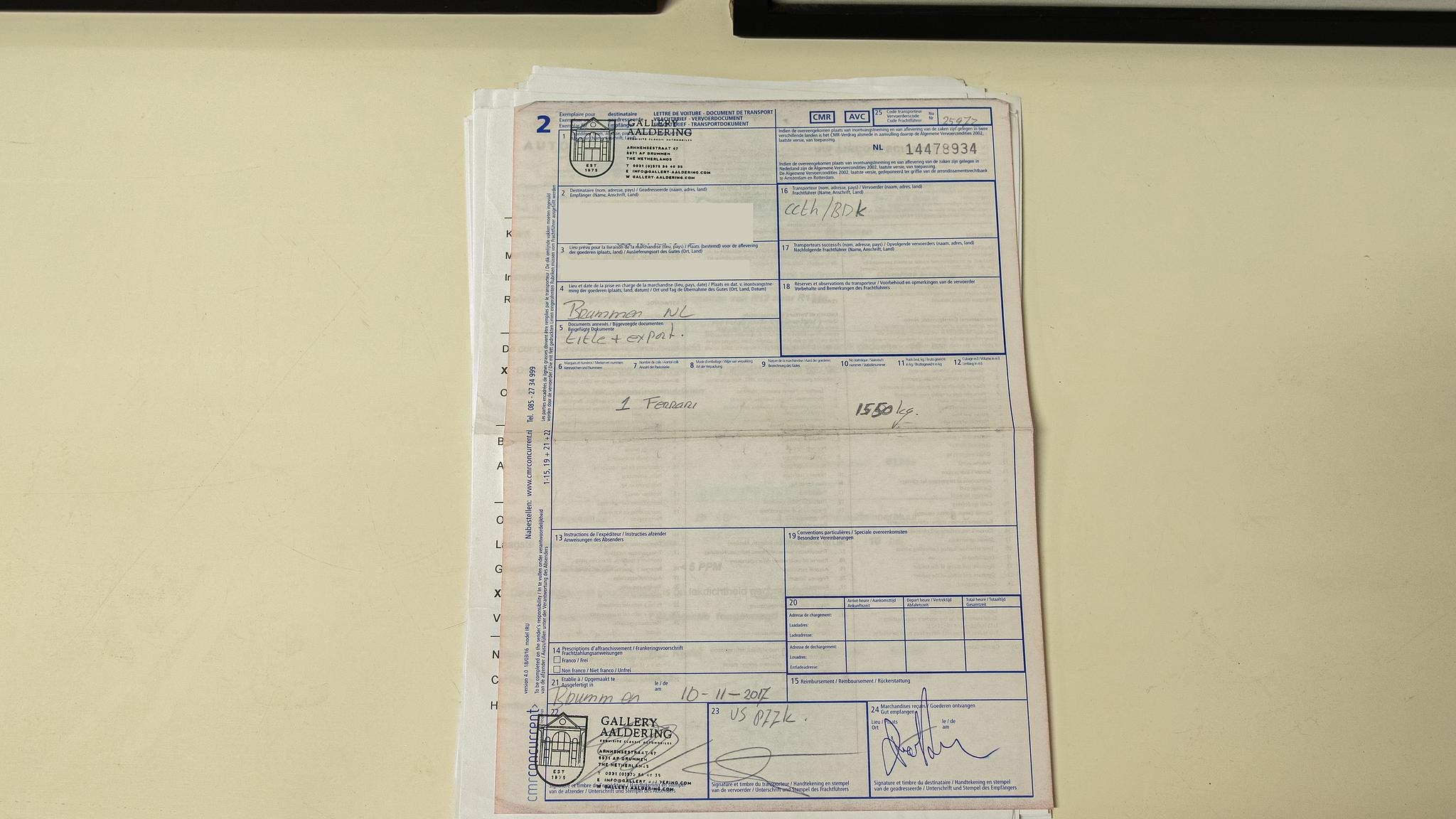 Documentation for 1986 Ferrari 328 GTB