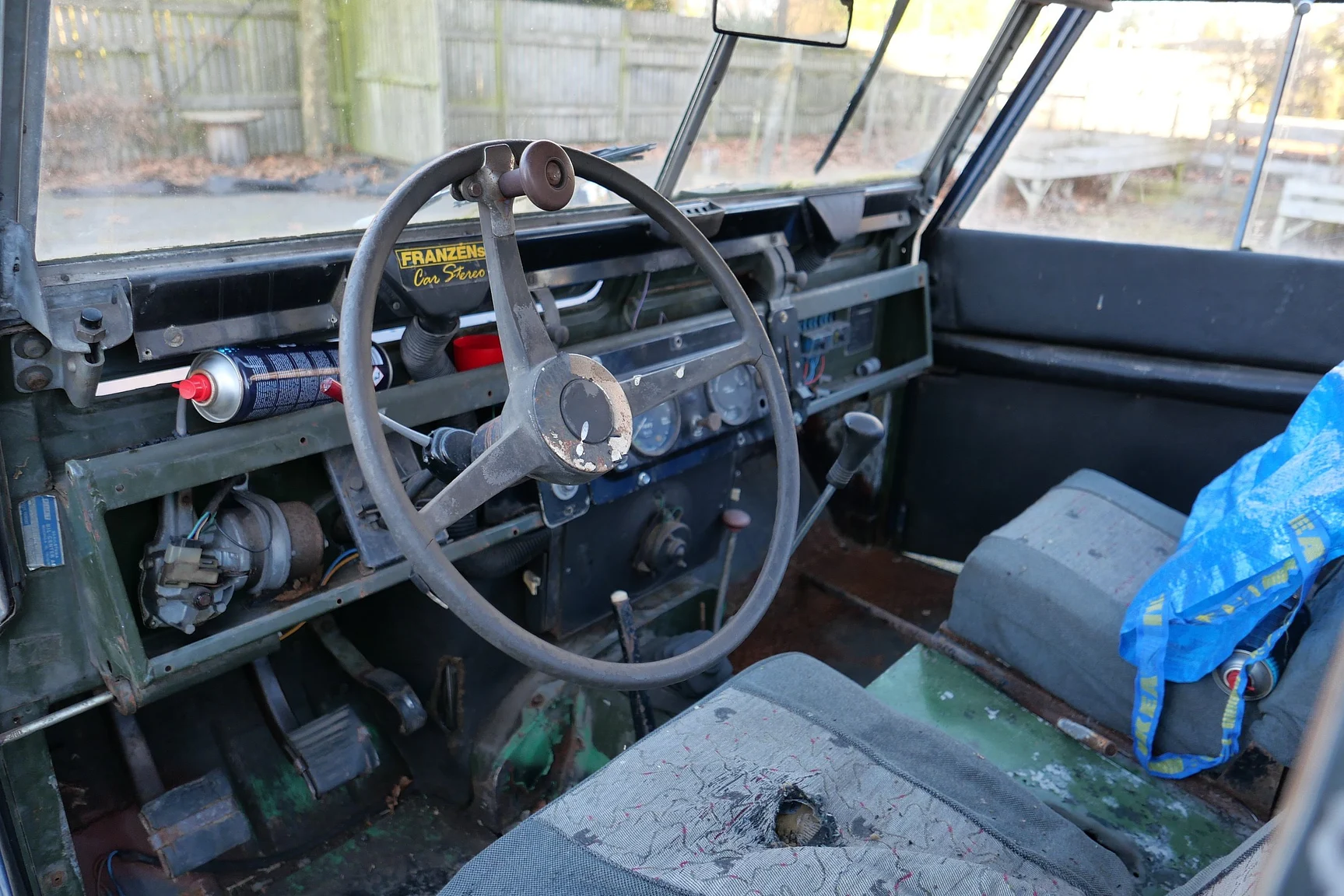 Interior image of 1970 Land Rover Series 2 88 Pick up (3)