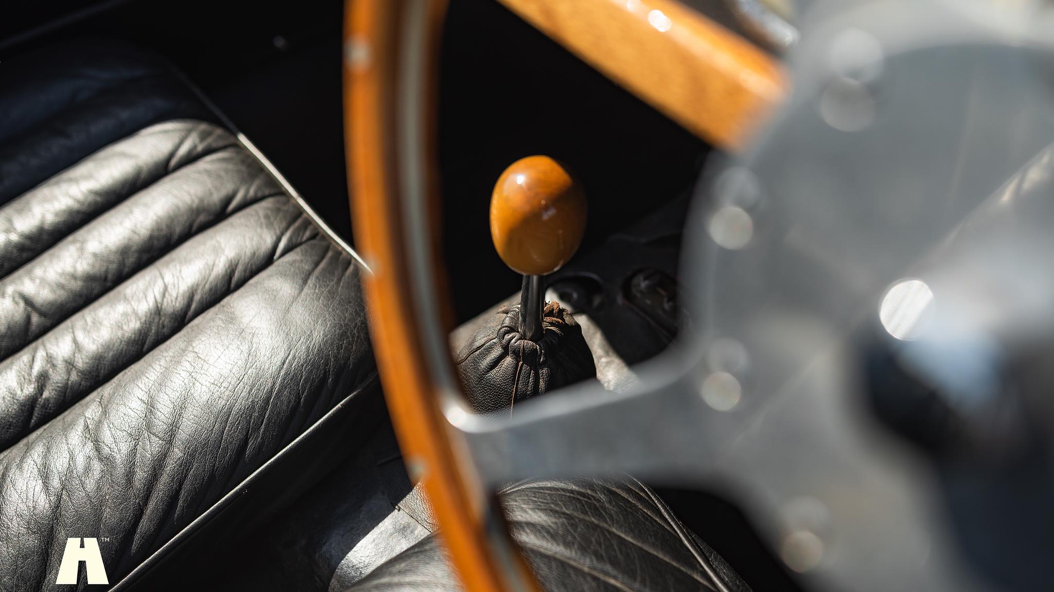 Interiörbild 1954 Morgan Plus 4 