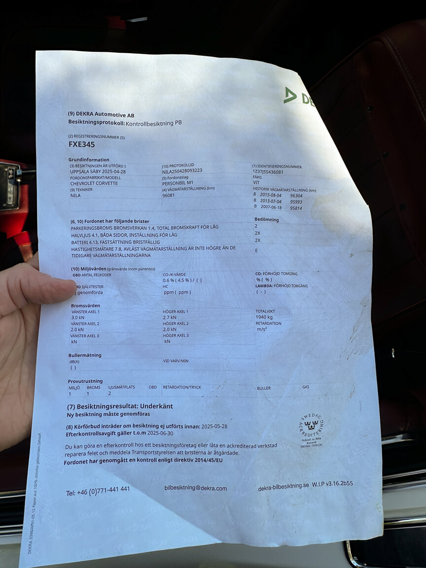 Documentation for 1975 Chevrolet Corvette Stingray (1)