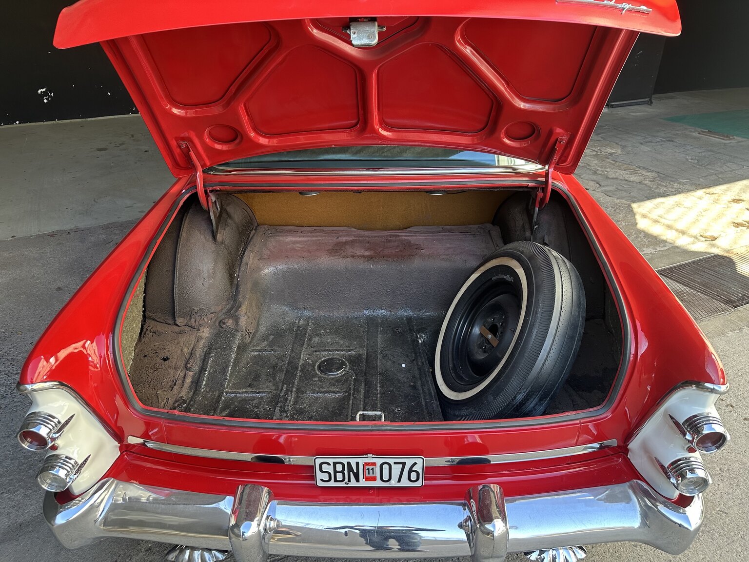 Interior image of 1955 Dodge Custom Royal Sedan HEMI