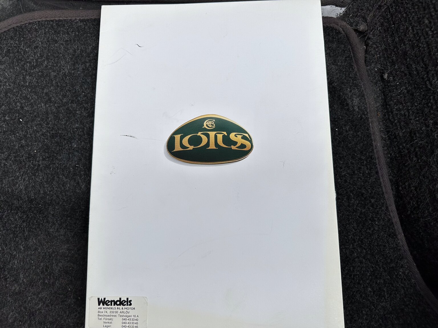 Dokumentation för 1987 Lotus Esprit Turbo HCi (12)