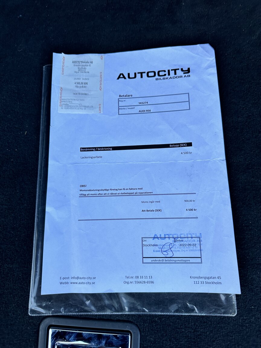 Documentation for 2003  Audi RS6 C5