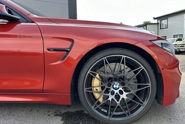 Exterior image of 2018 BMW M4 Competition Convertible F83 Manual