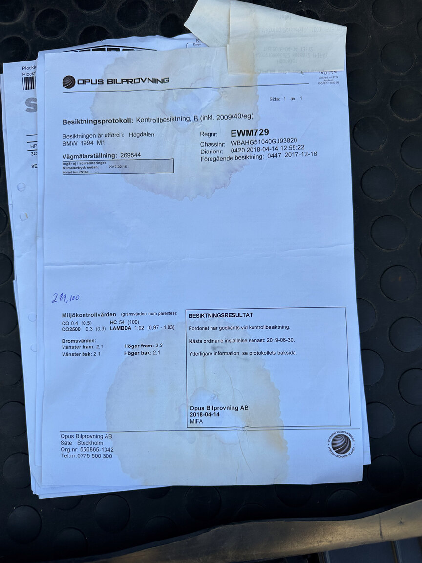 Dokumentation, 1994 BMW 520i E34