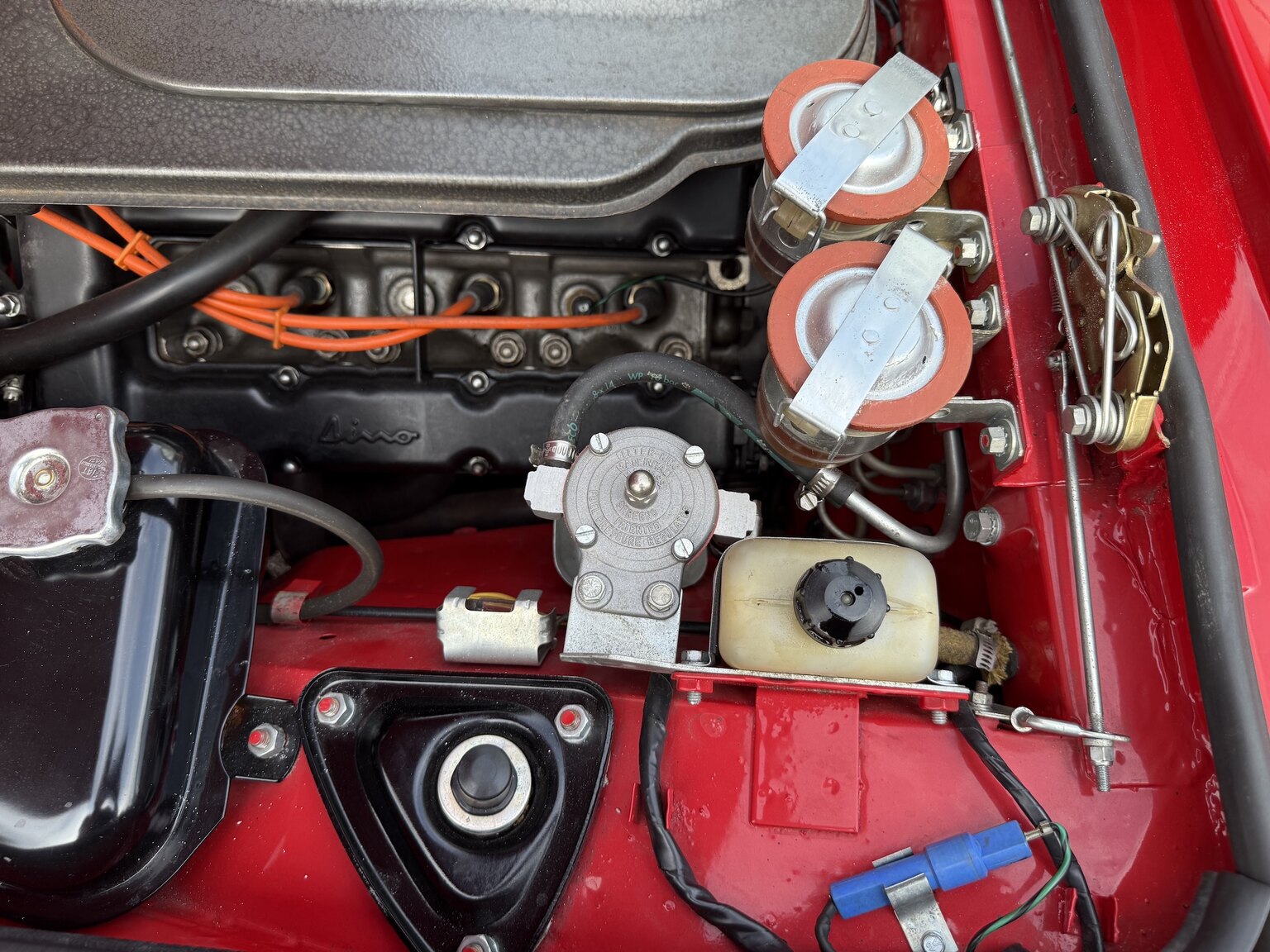 Image of 1968 Fiat Dino Spider mechanics