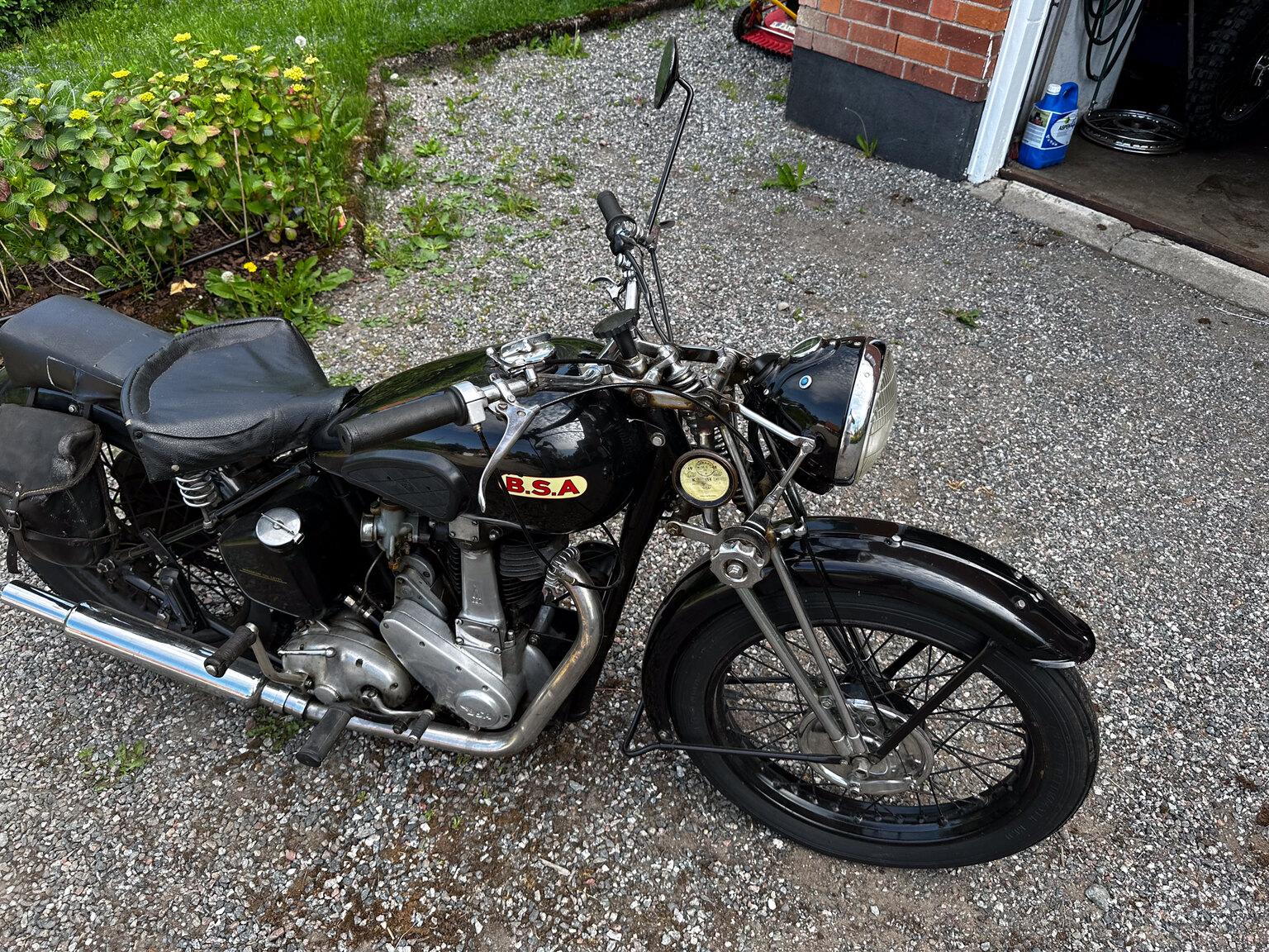 Exterior image of 1943 BSA 500