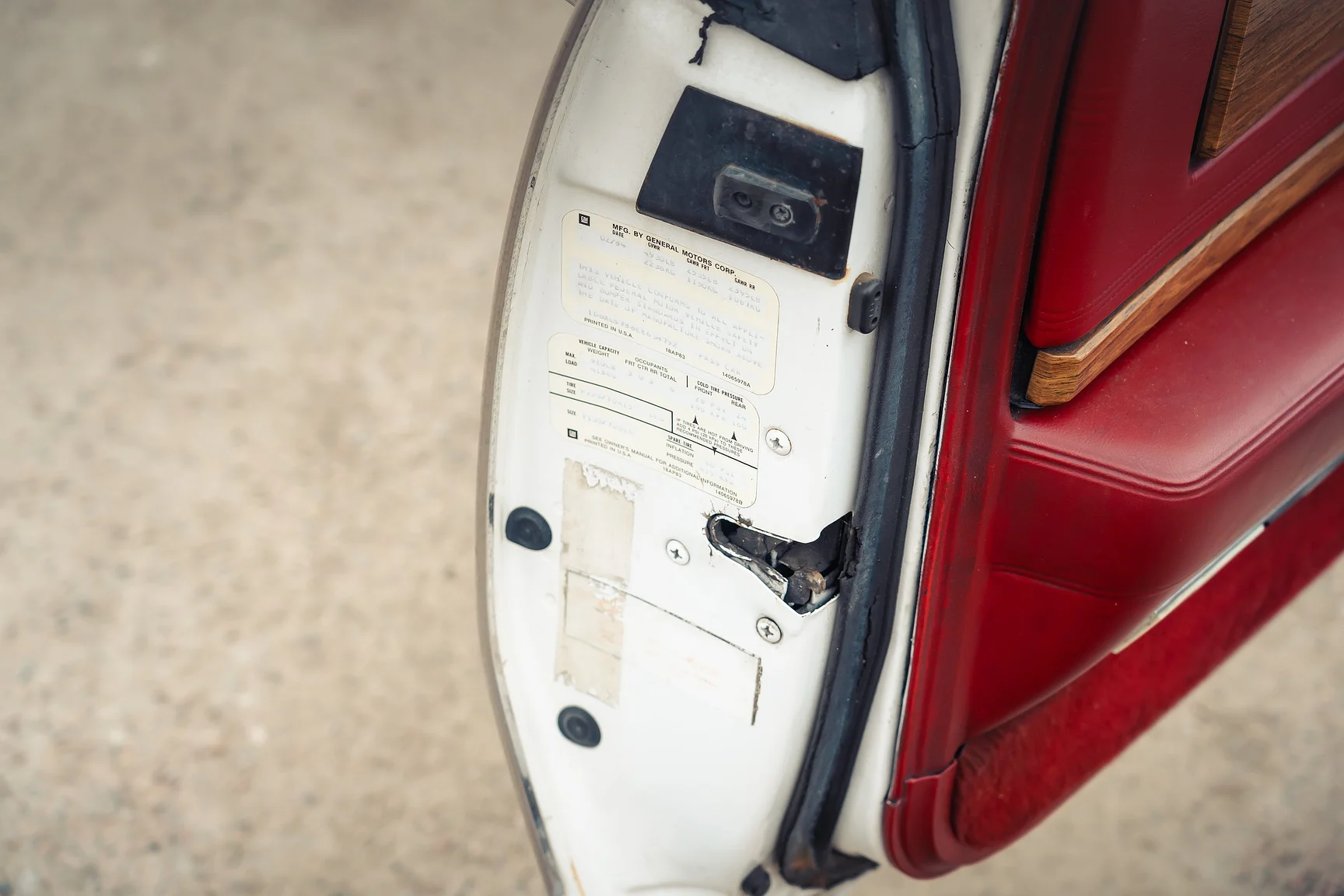 Interiörbild 1984 Cadillac Eldorado Biarritz Convertible (9)