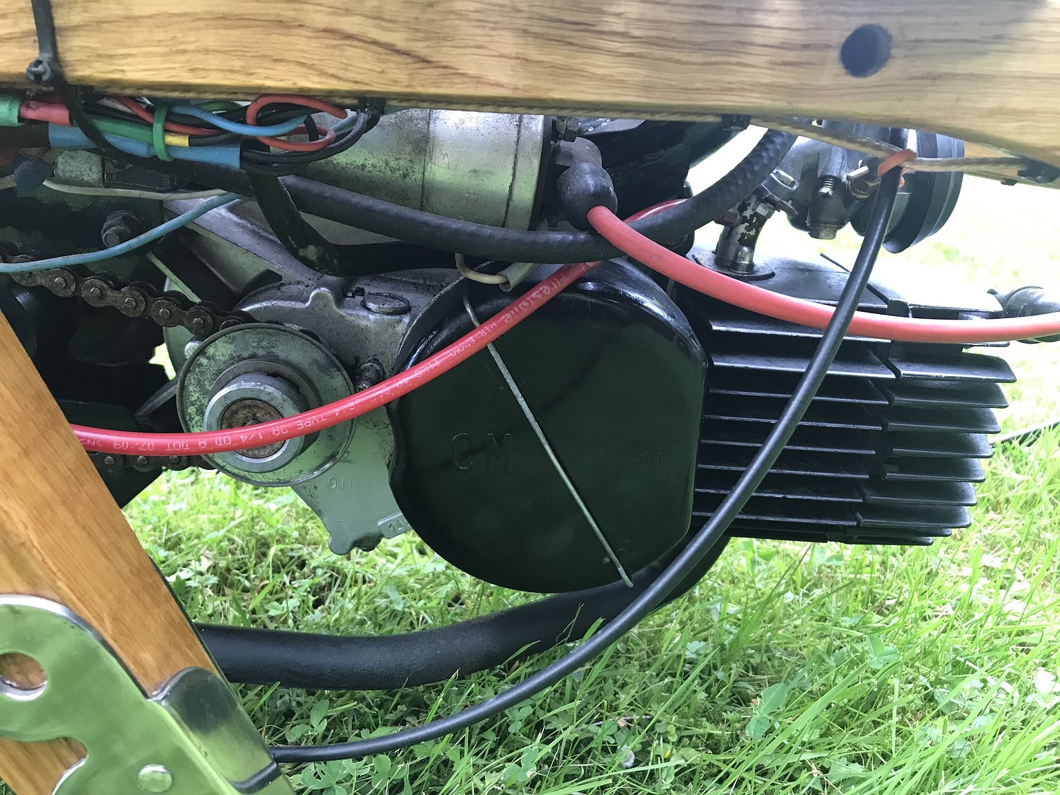 Image of Motorspark av konstsmeden Lars Mattson mechanics