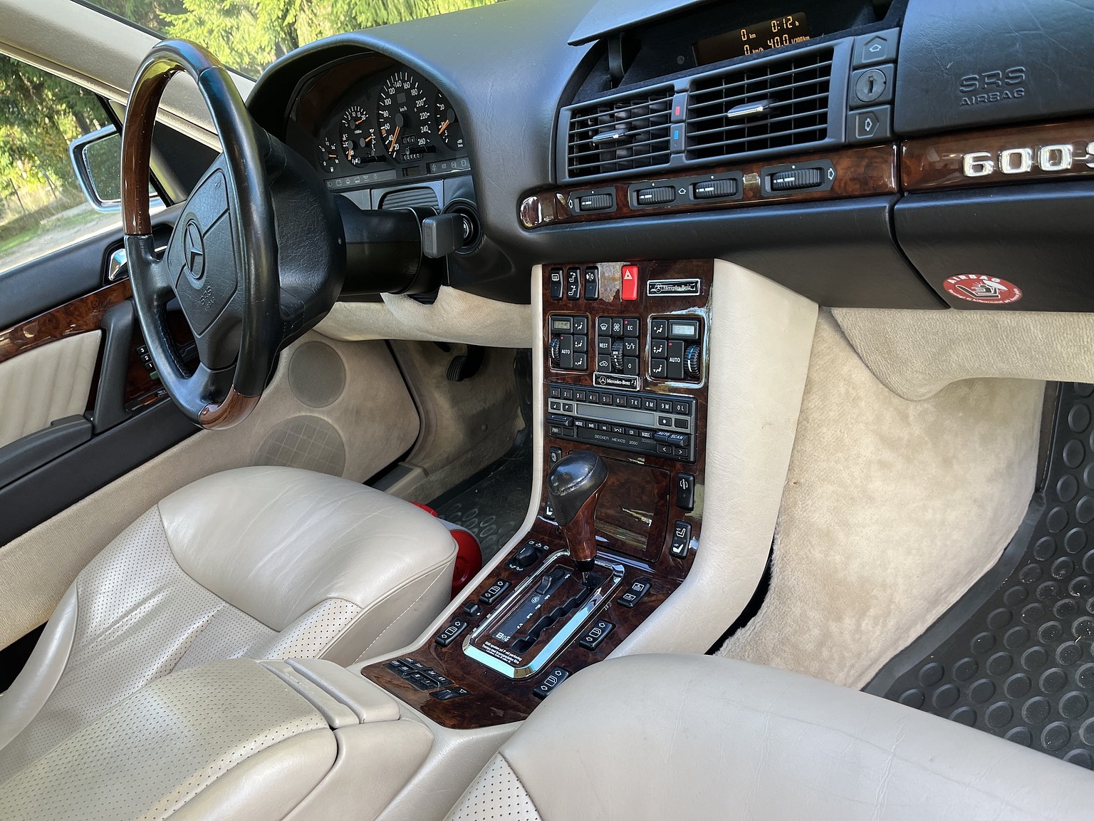 Interiörbild 1992 Mercedes-Benz 600 SEL